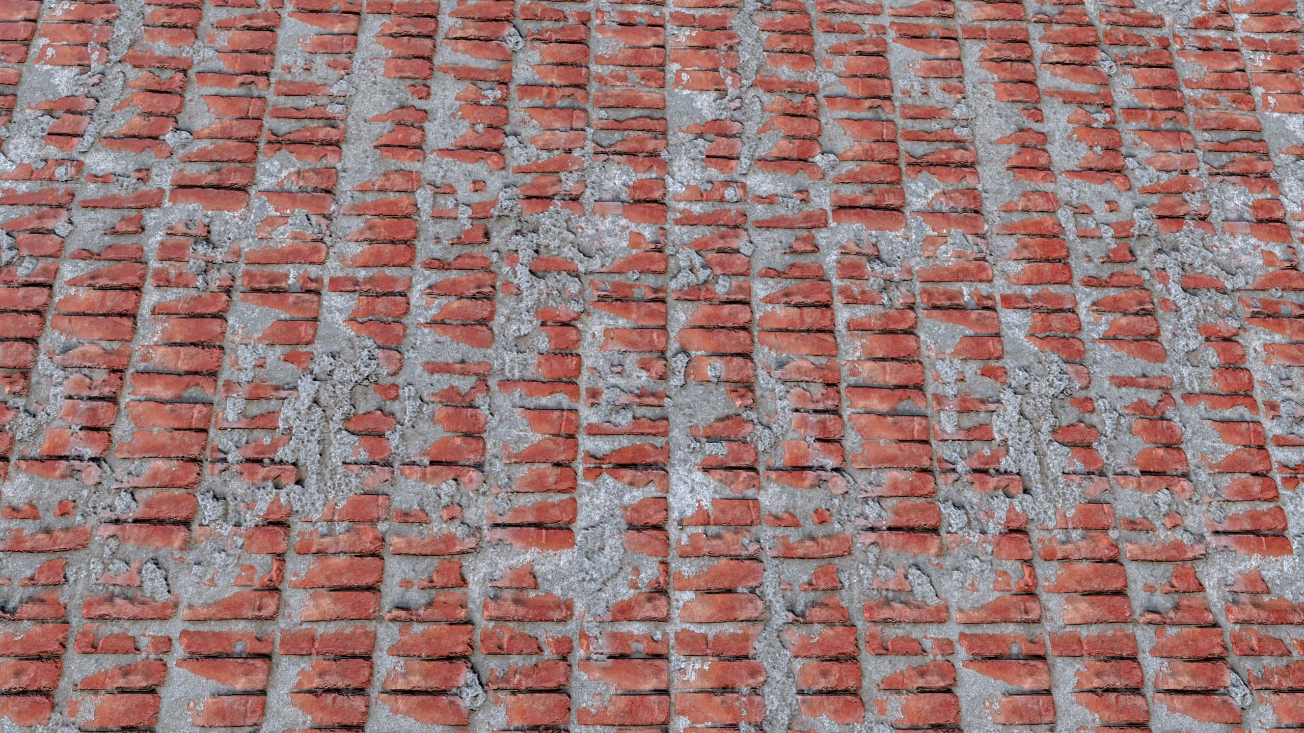 damaged plaster wall