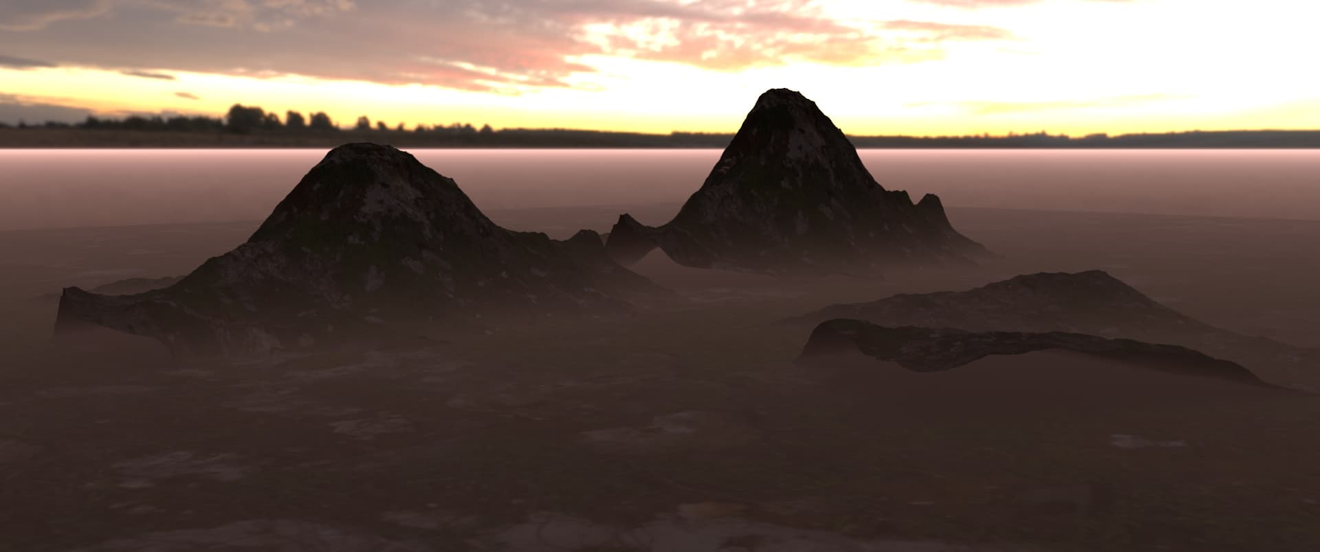 The mortal land of a king - 3D Matte Painting