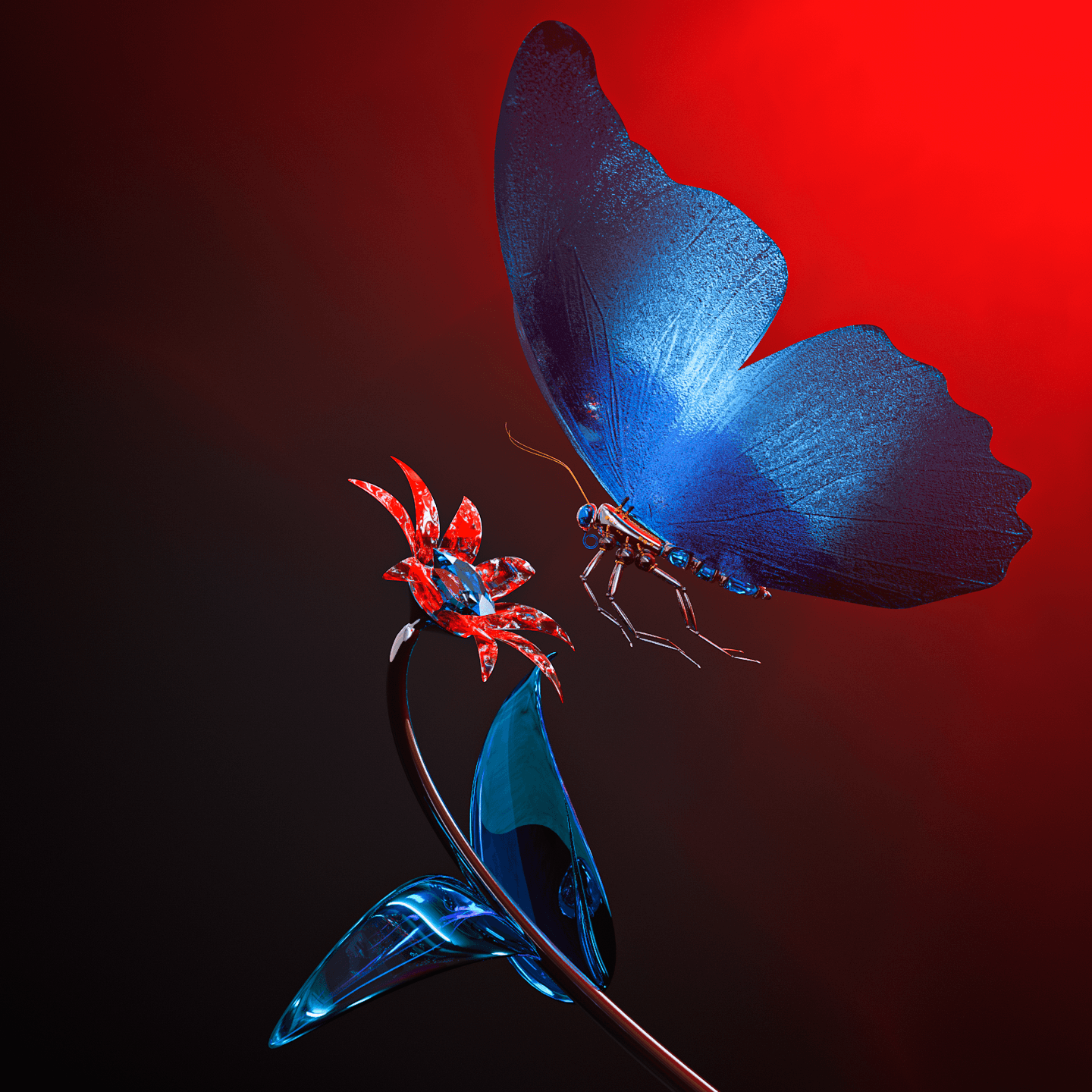 Blue butterfly