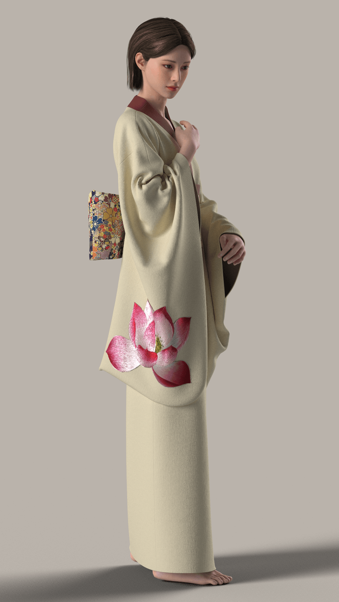 طراحی کیمونو