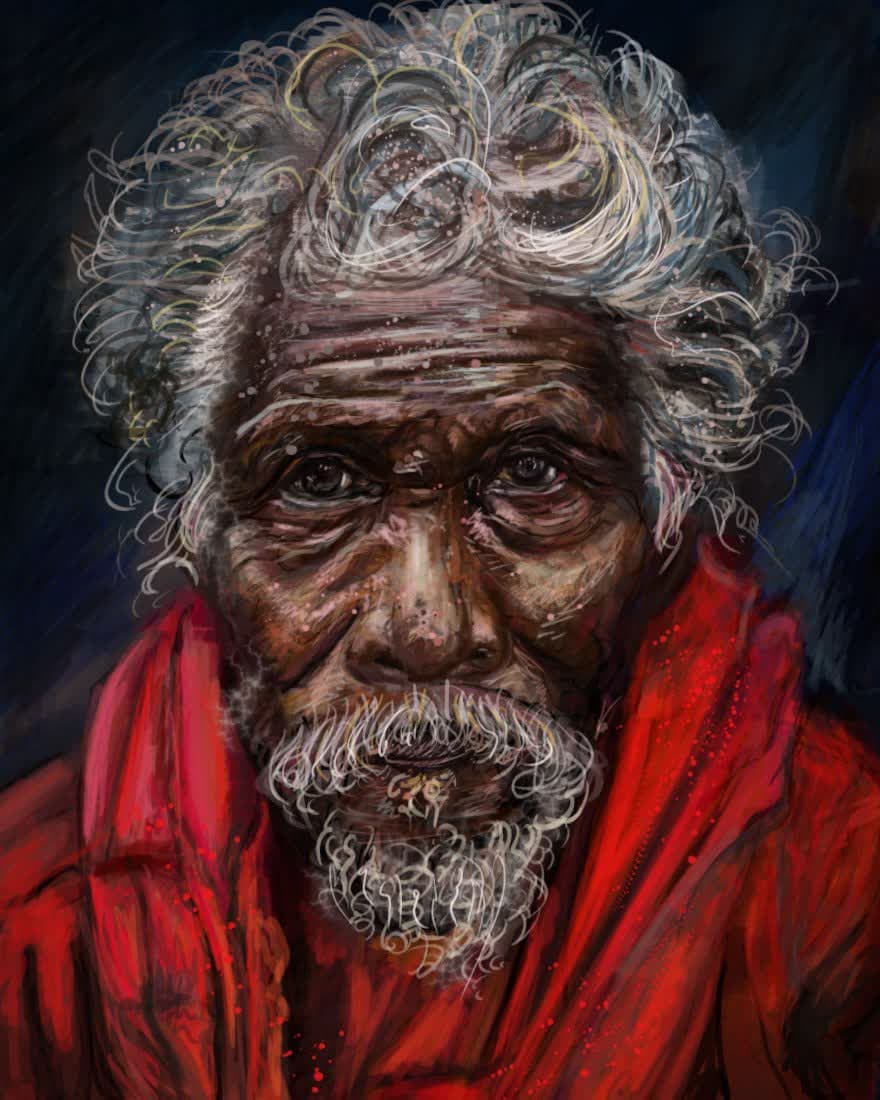 پیرمرد ژولیده