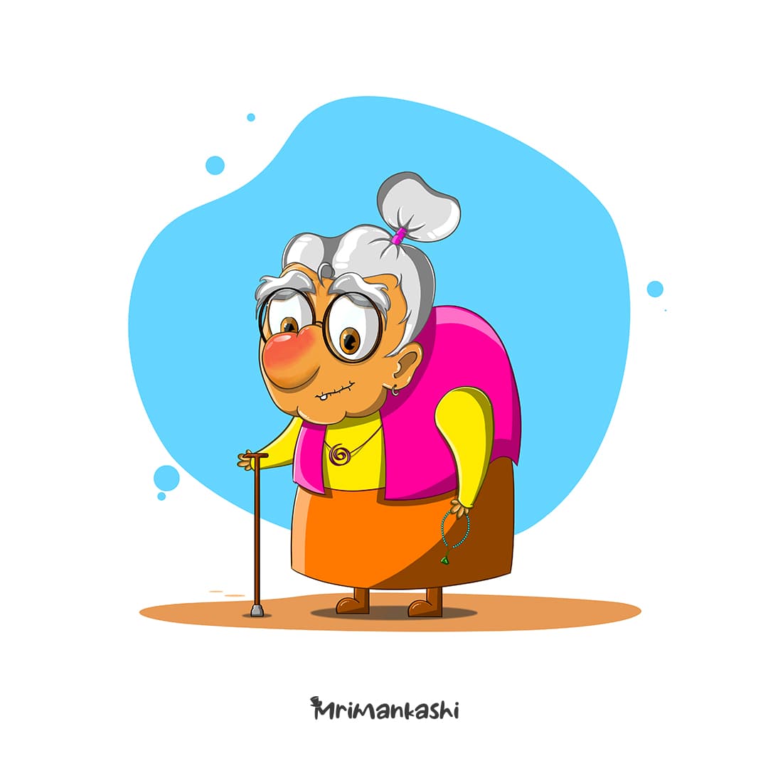 طراحی کاراکتر ننه جون