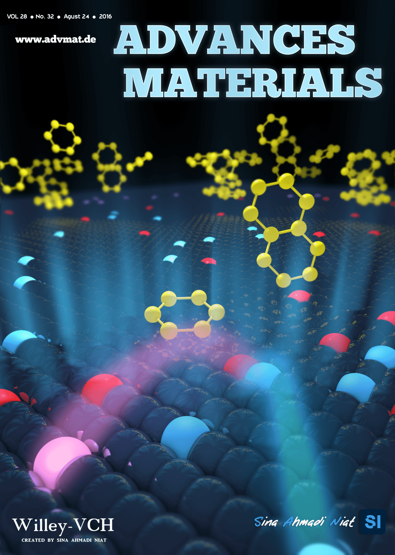 شبیه سازی مجله ی علمی Advances Materials