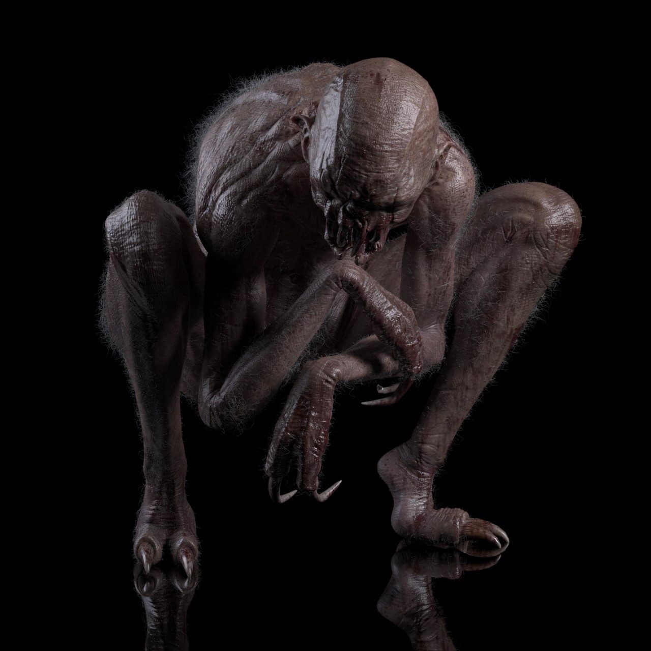 blinded creature