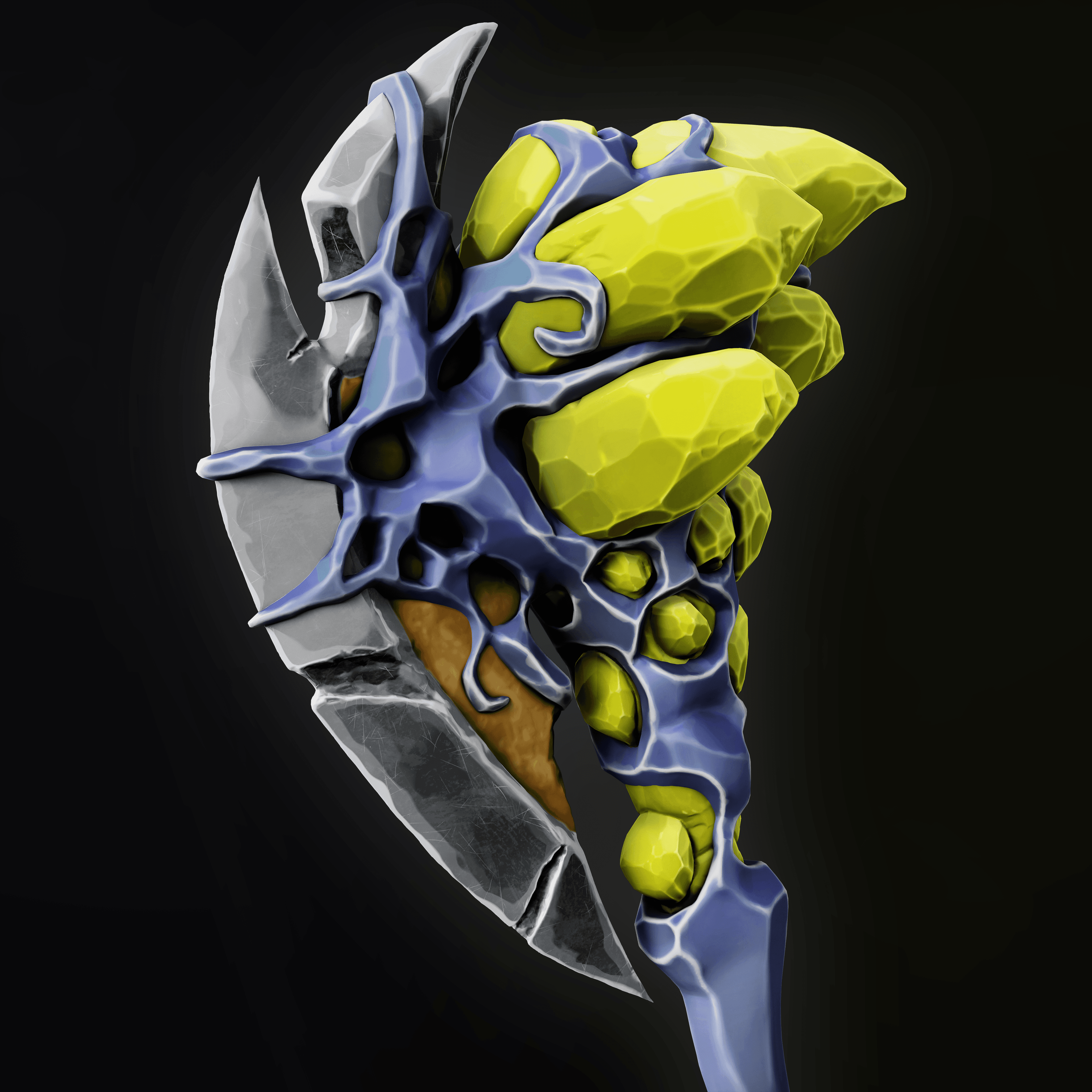 Rock Axe Stylized Weapon