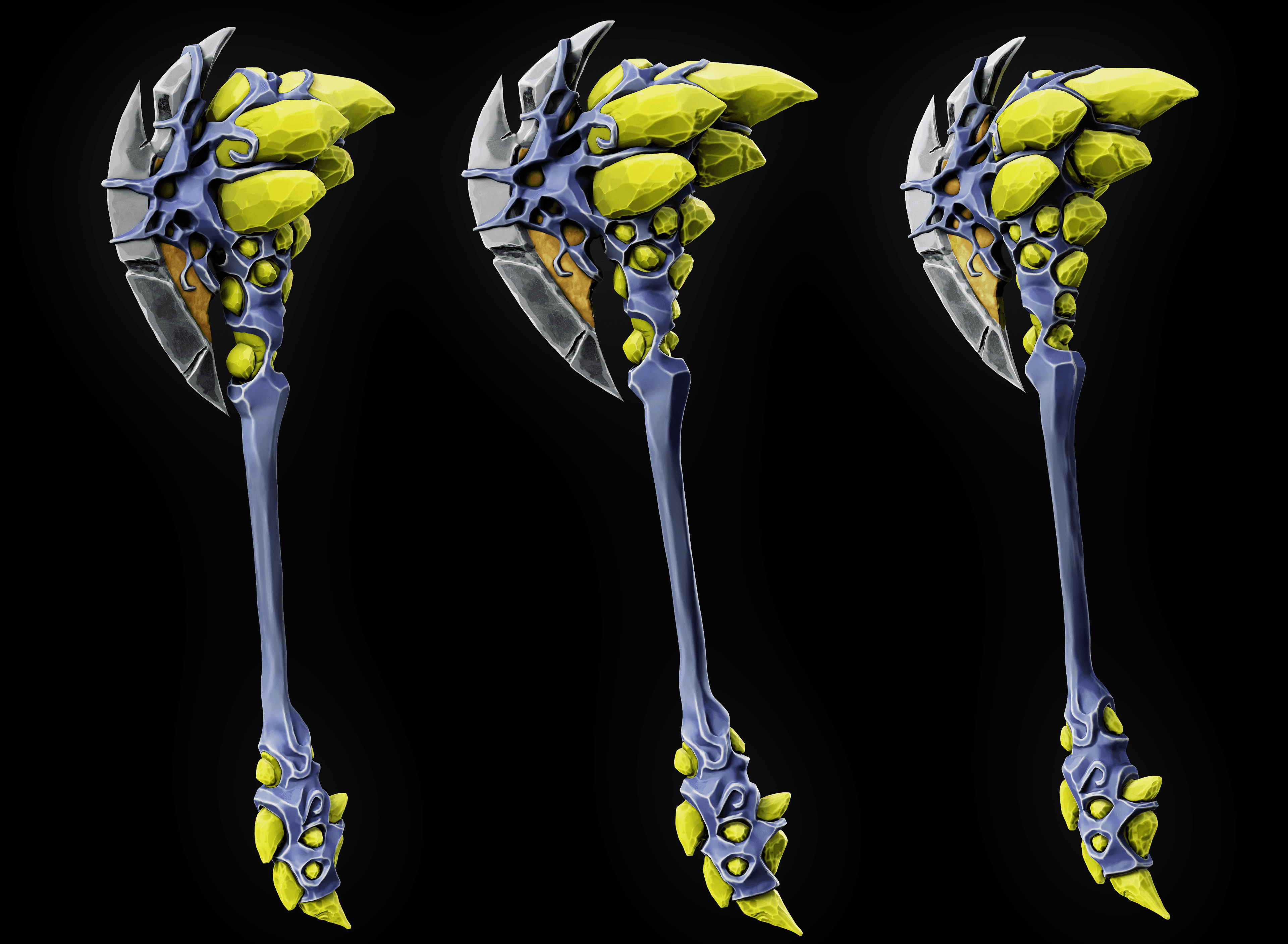 Rock Axe Stylized Weapon