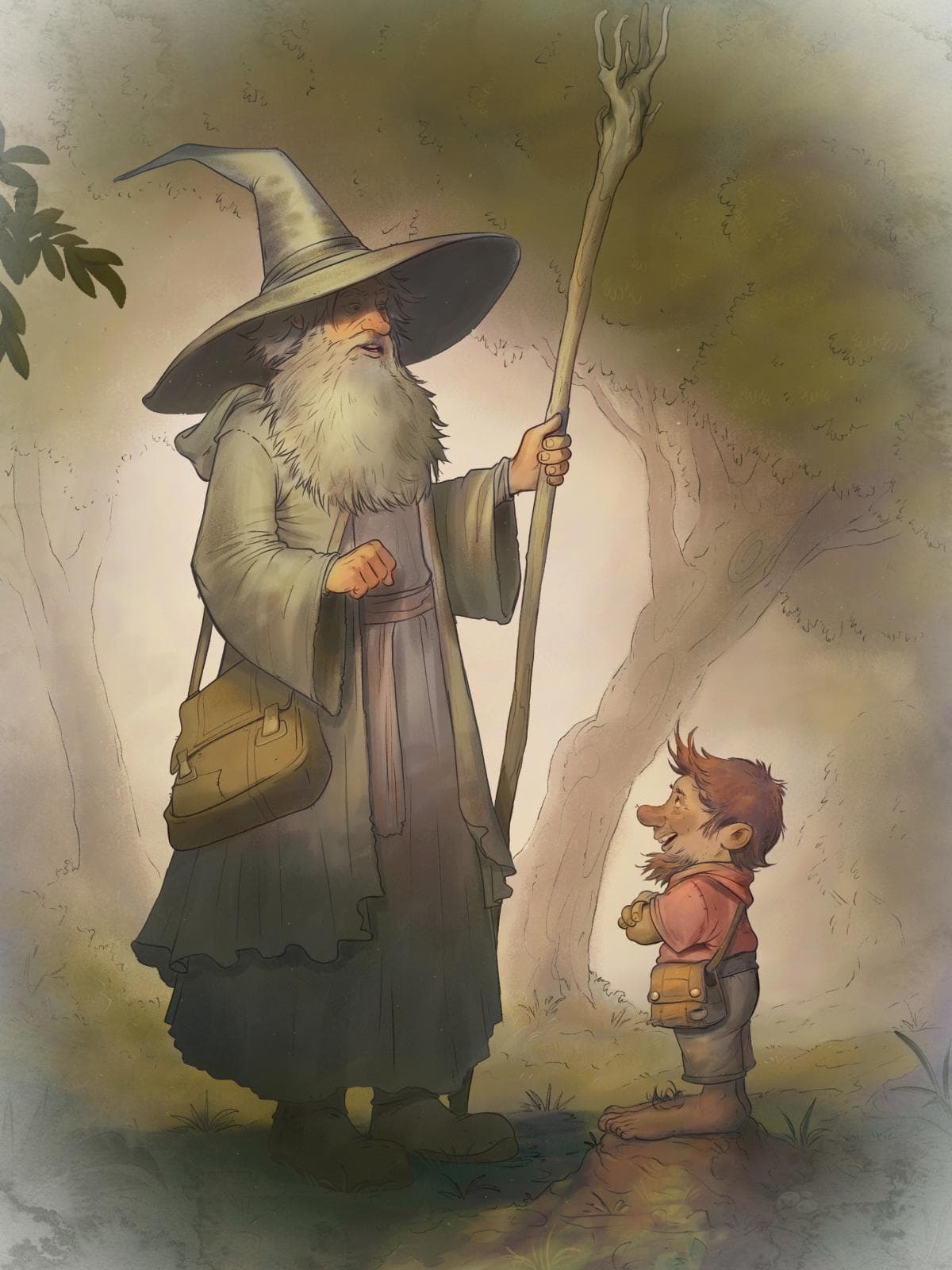 Gandalf and Hobbit