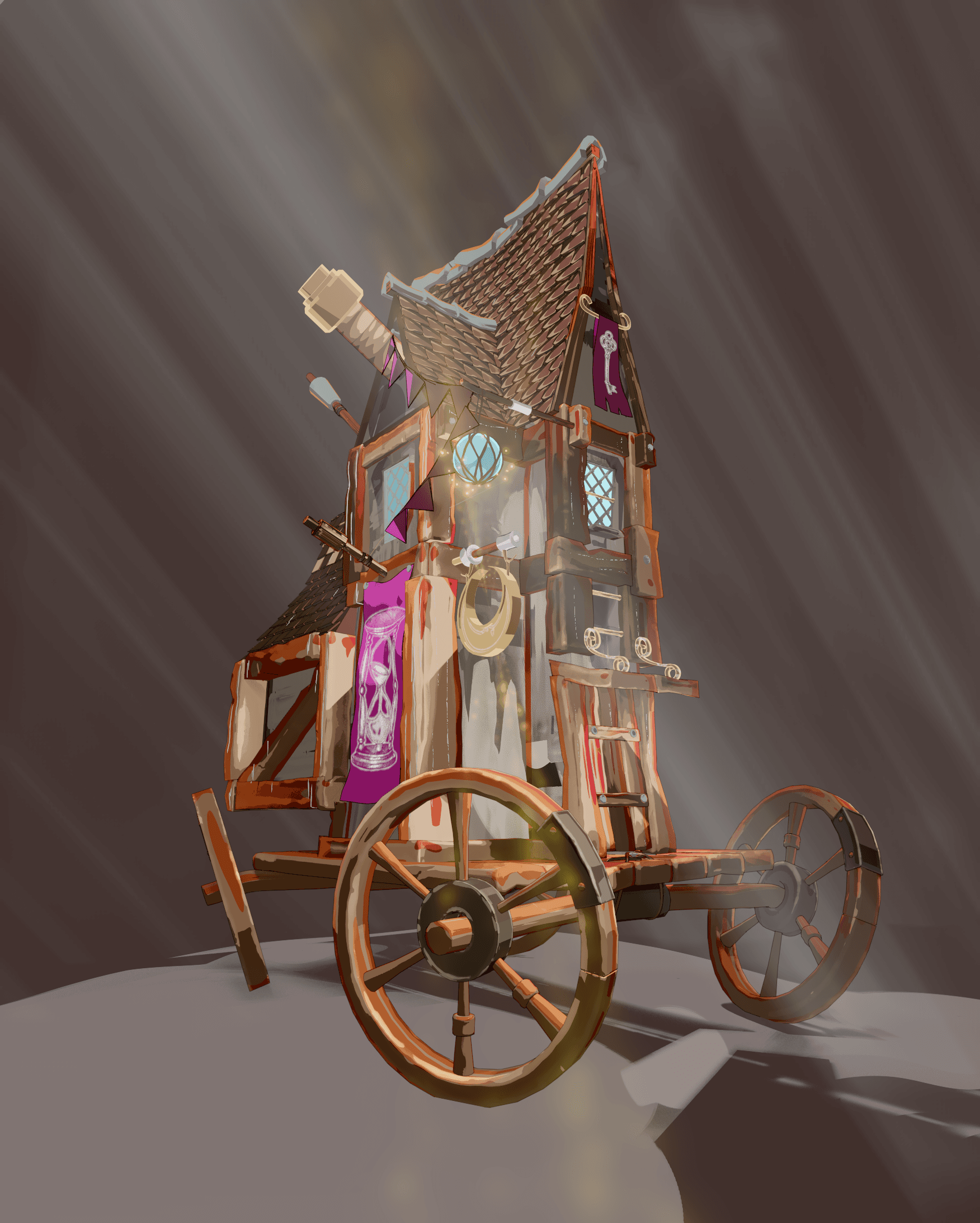 Stylized shop