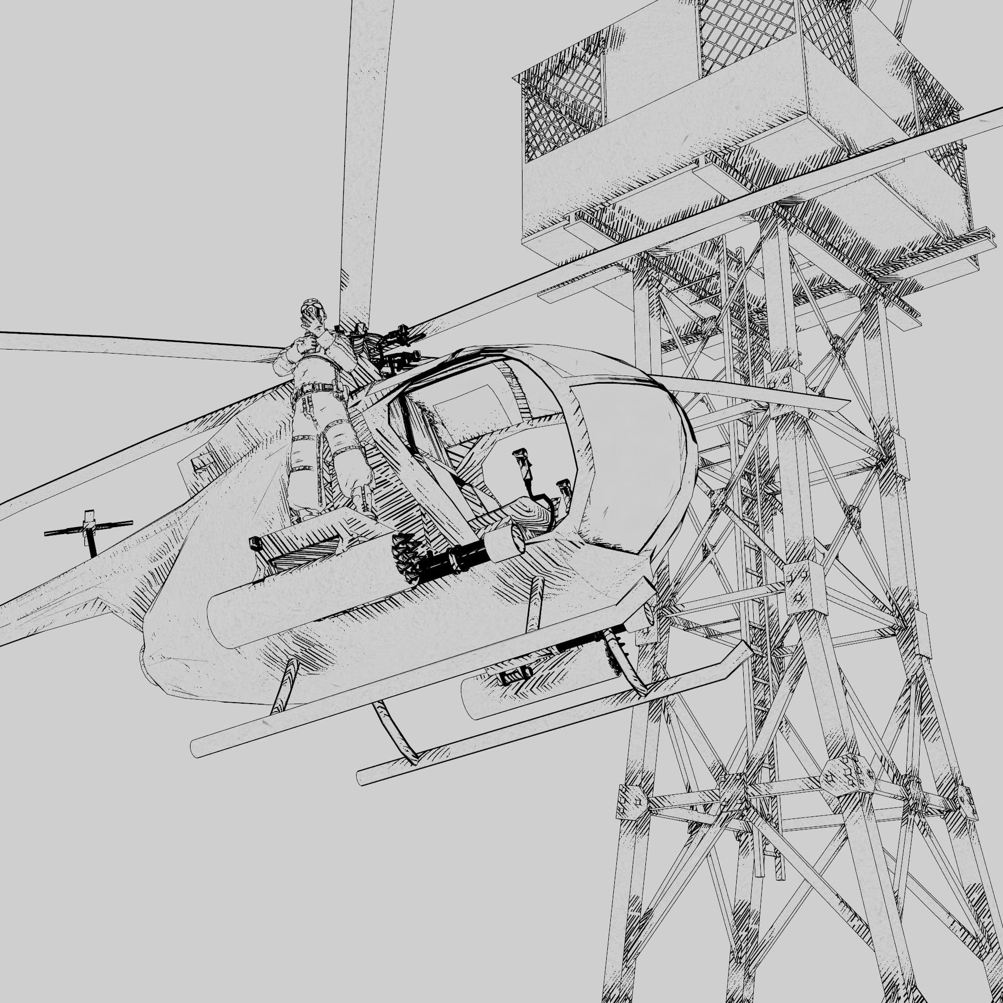 rescue helicopter
