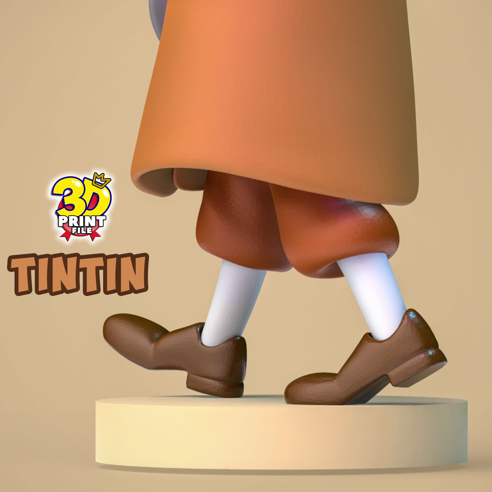 TinTin 3D model in The Calculus Affair