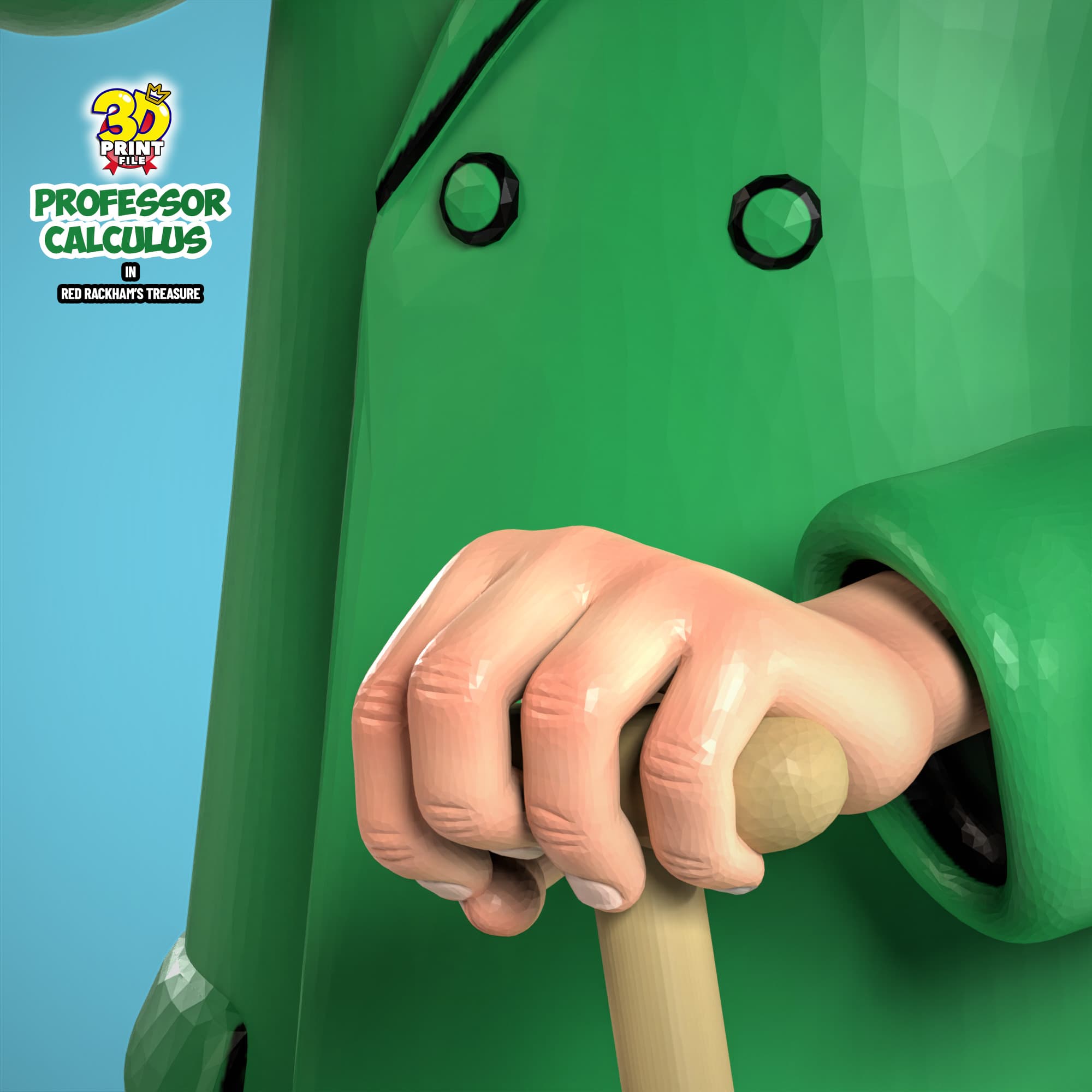 Professor Calculus 3D model