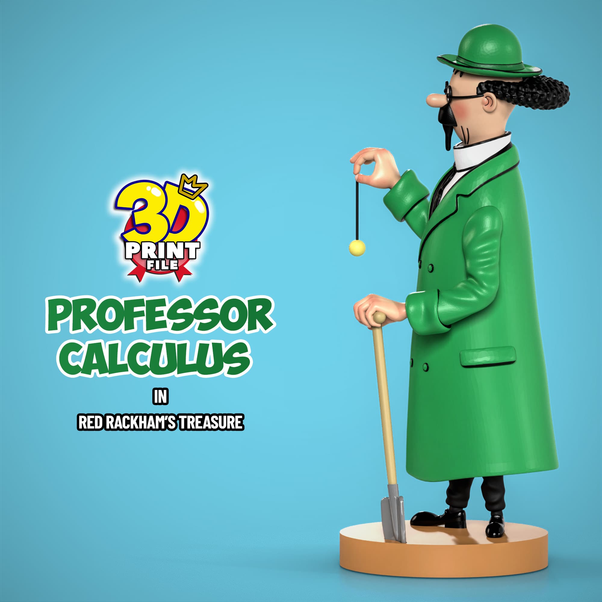 Professor Calculus 3D model