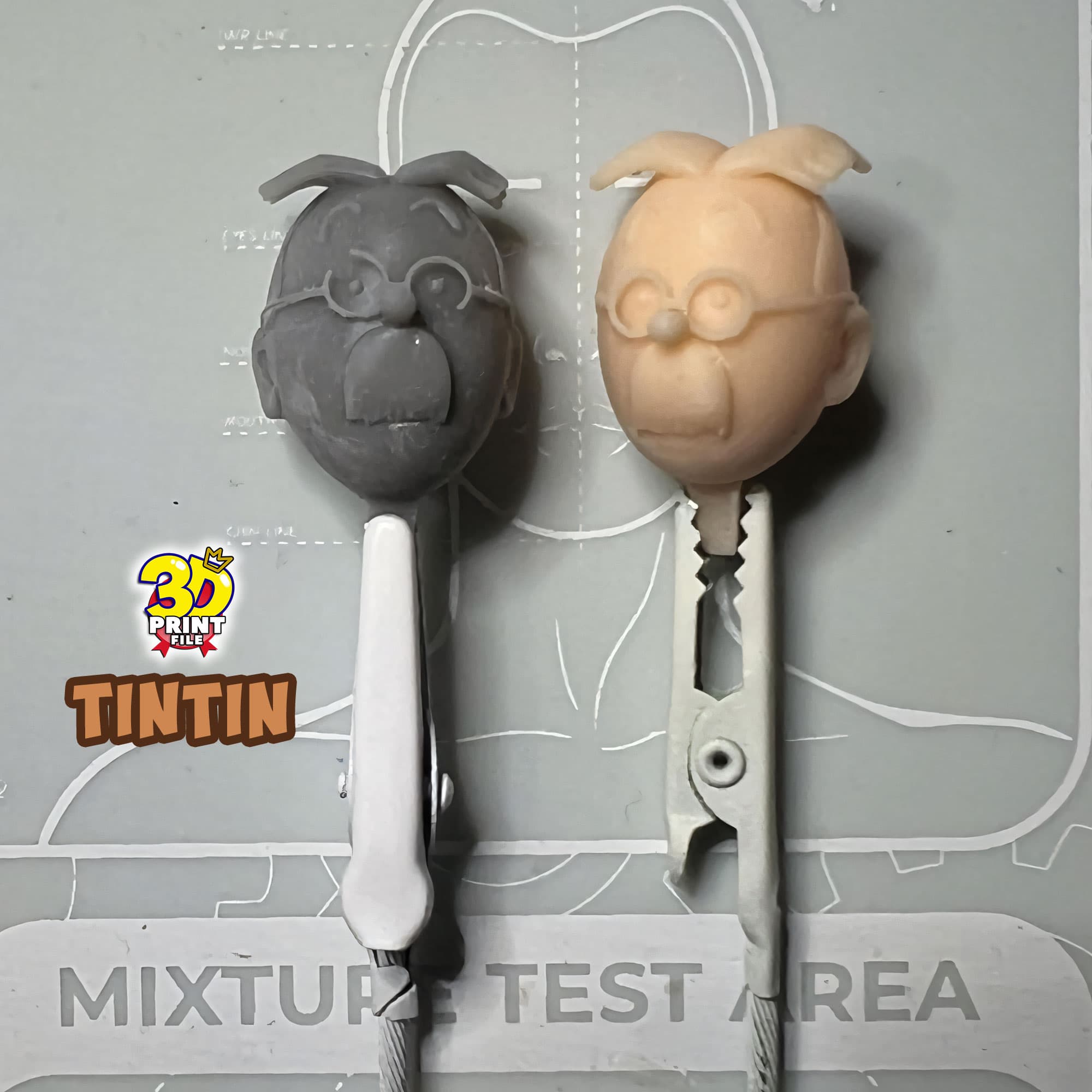 TinTin 3D model in The Calculus Affair