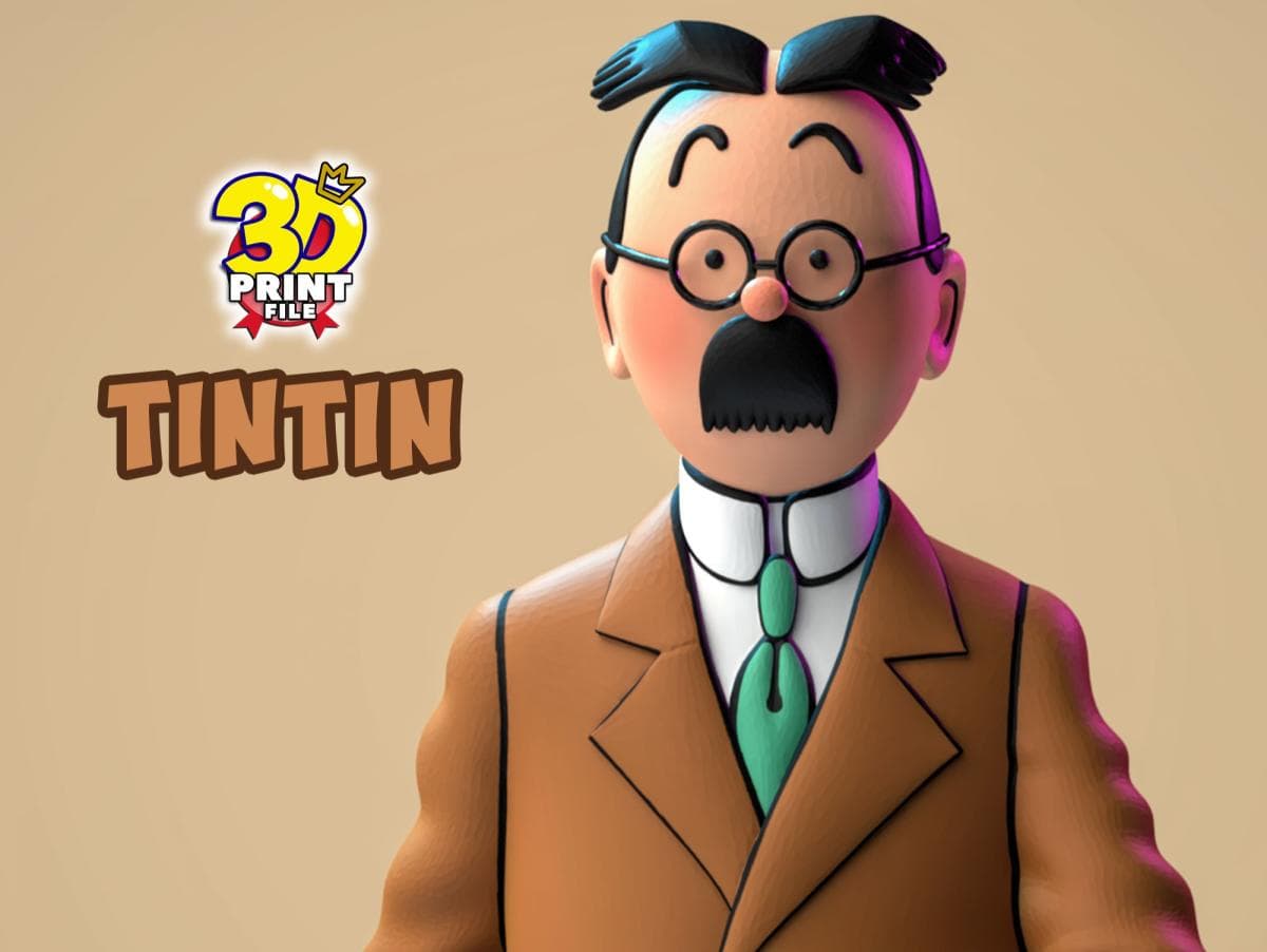 TinTin 3D model in The Calculus Affair