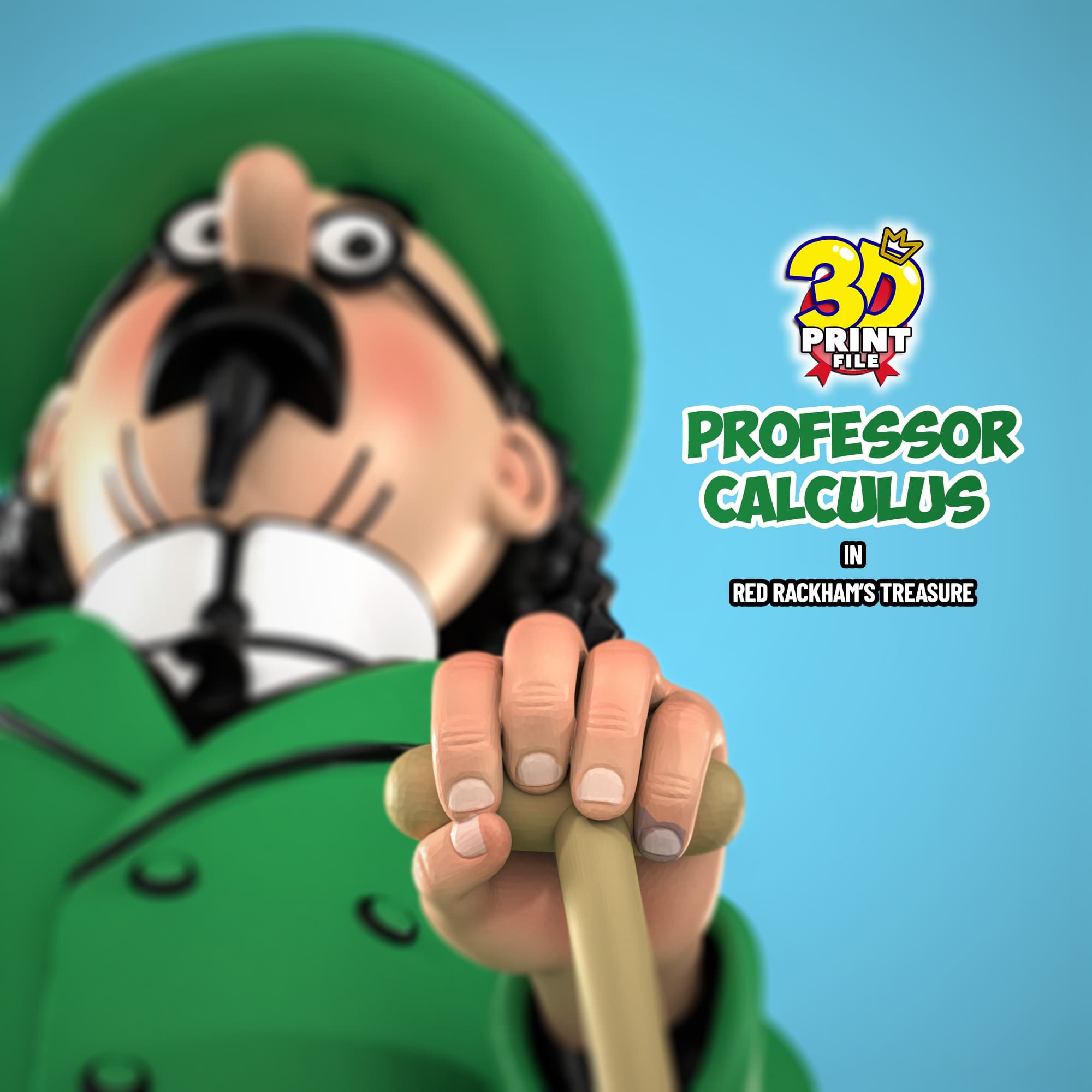 Professor Calculus 3D model