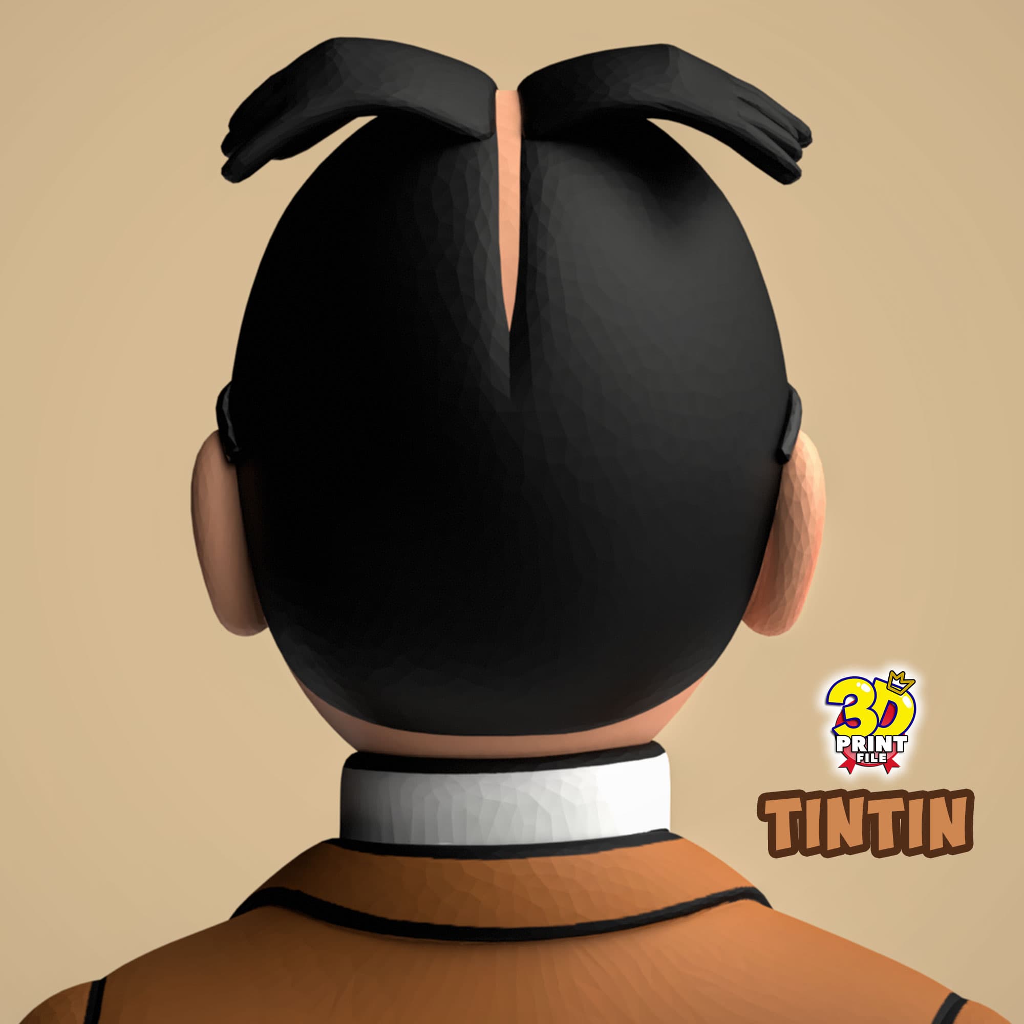 TinTin 3D model in The Calculus Affair