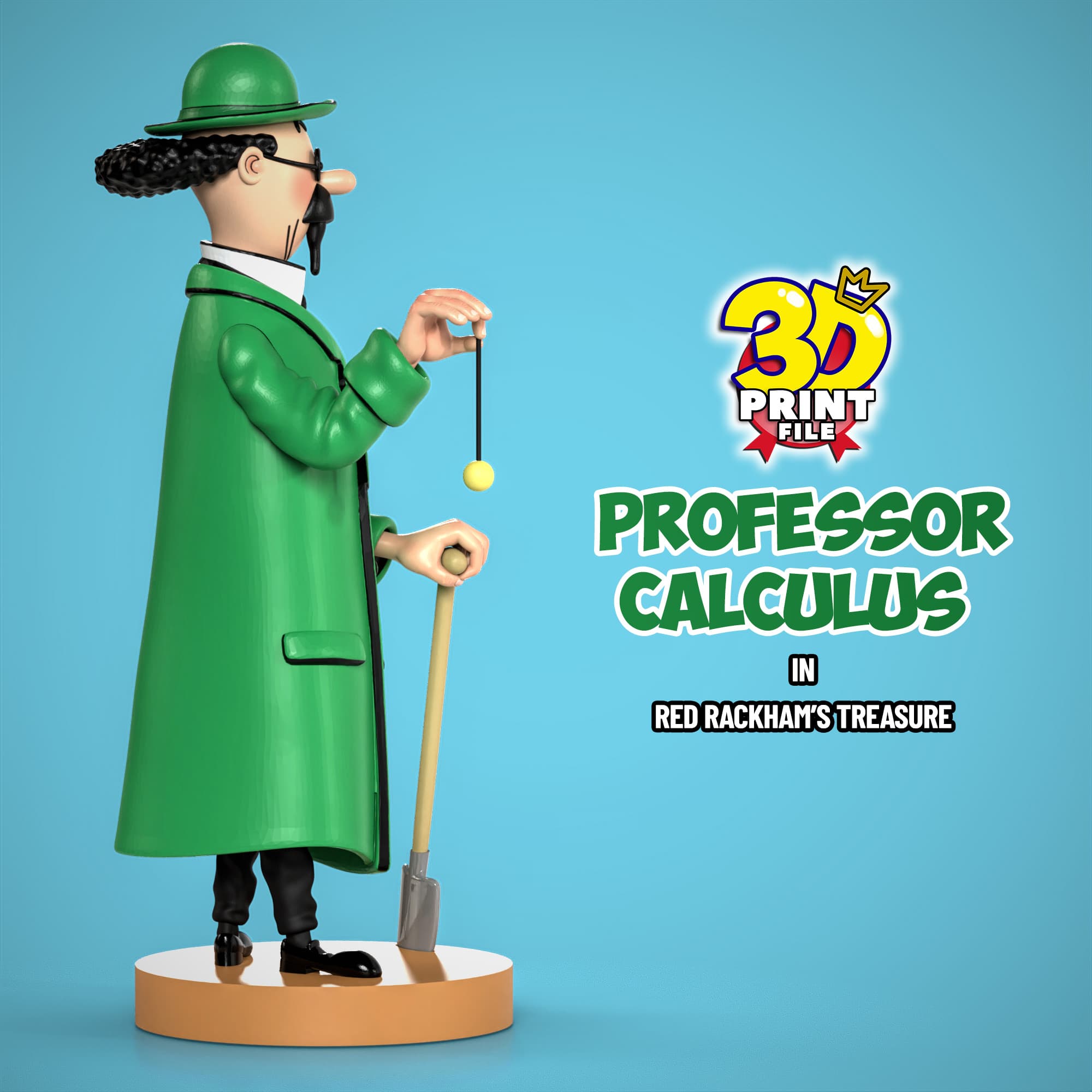 Professor Calculus 3D model