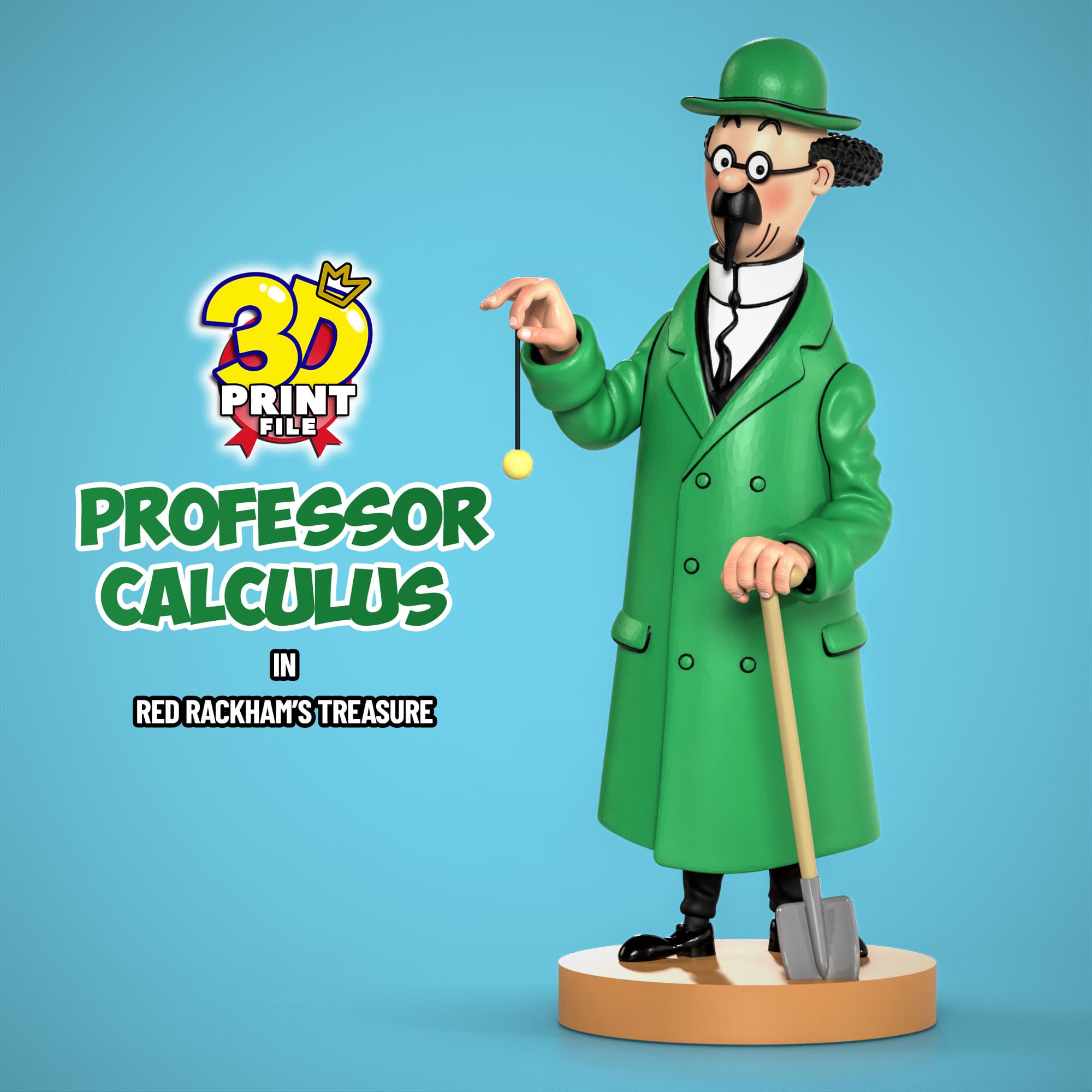 Professor Calculus 3D model