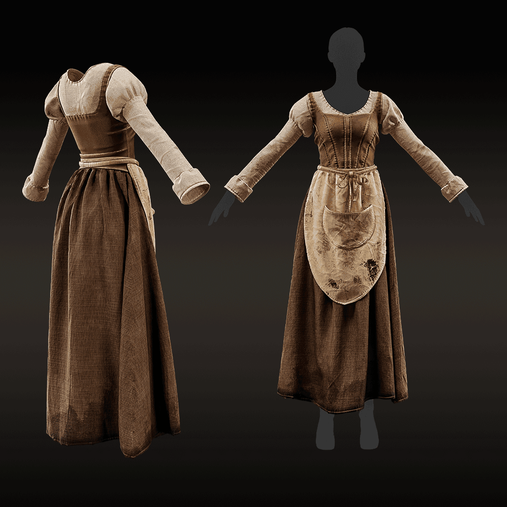 Medieval Waitress Outfit