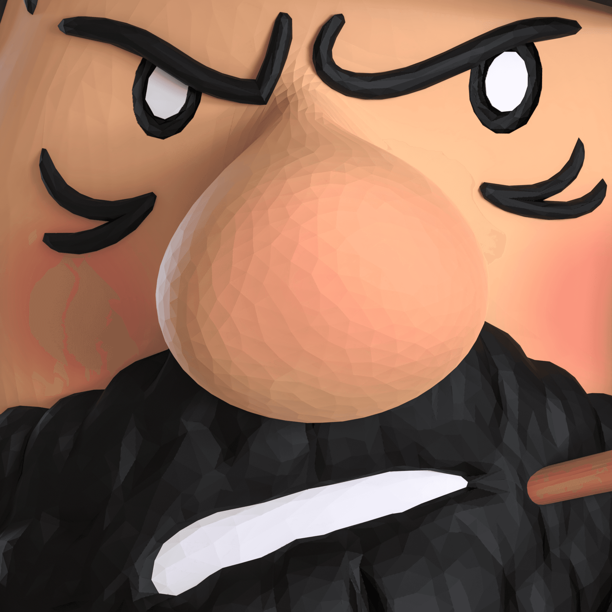 FREE CAPTAIN HADDOCK 3D Bust model