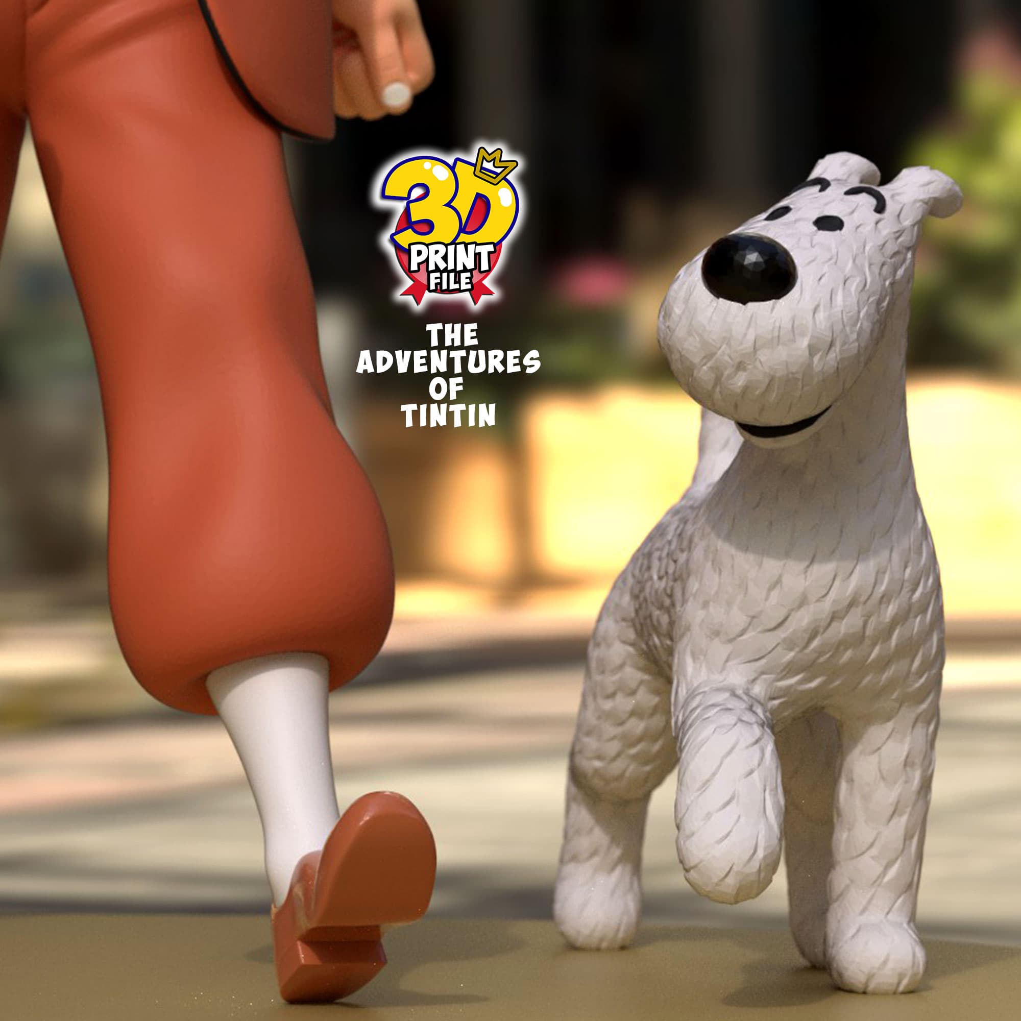 The Adventures of TINTIN 3D model (Diorama) - v.1
