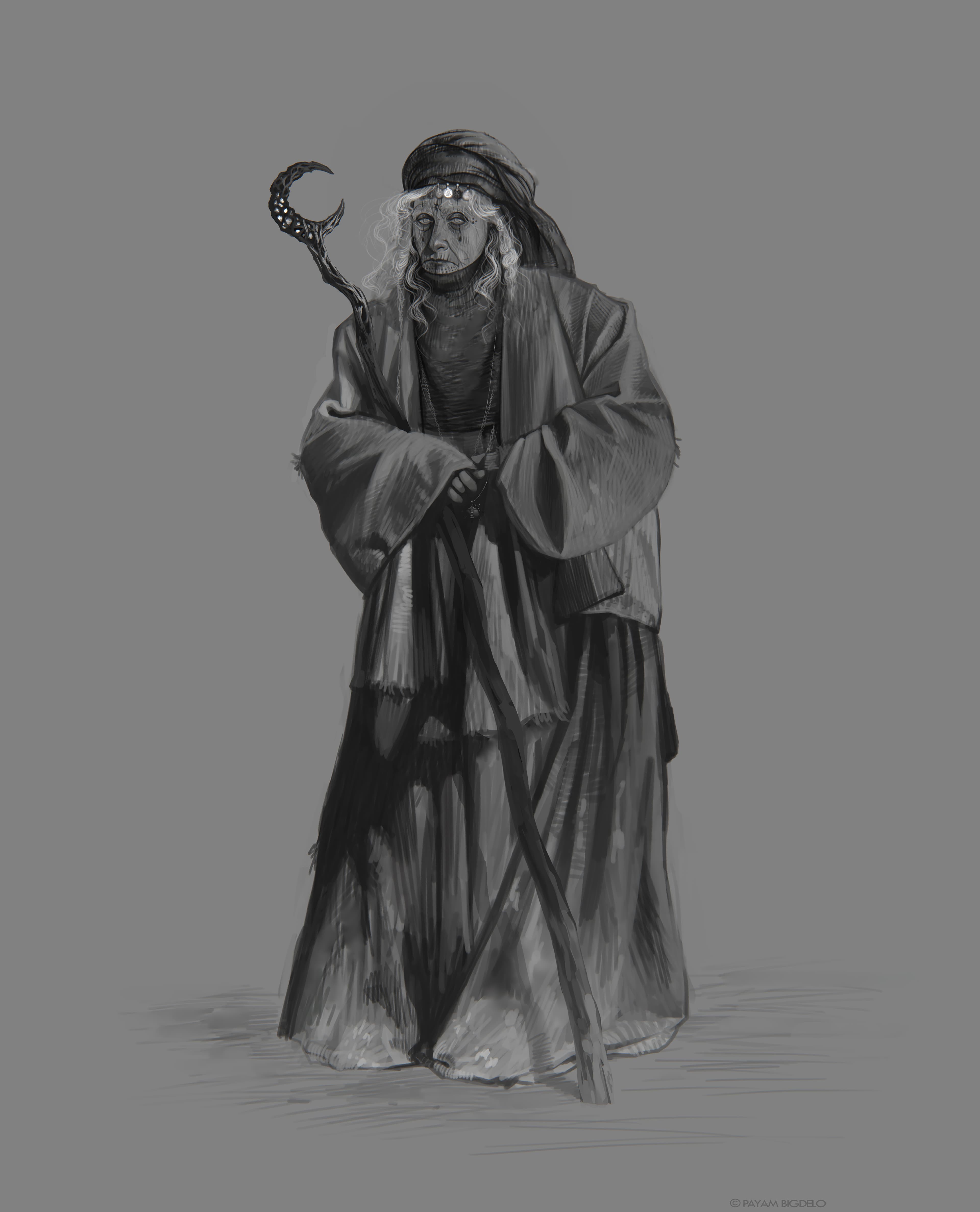 یتیم, ساحره و طالع بین