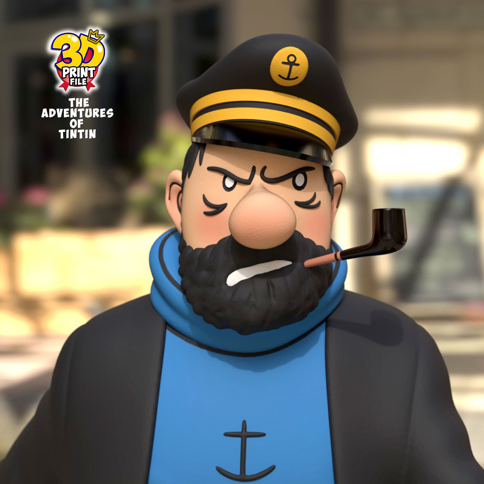 The Adventures of TINTIN 3D model (Diorama) - v.1