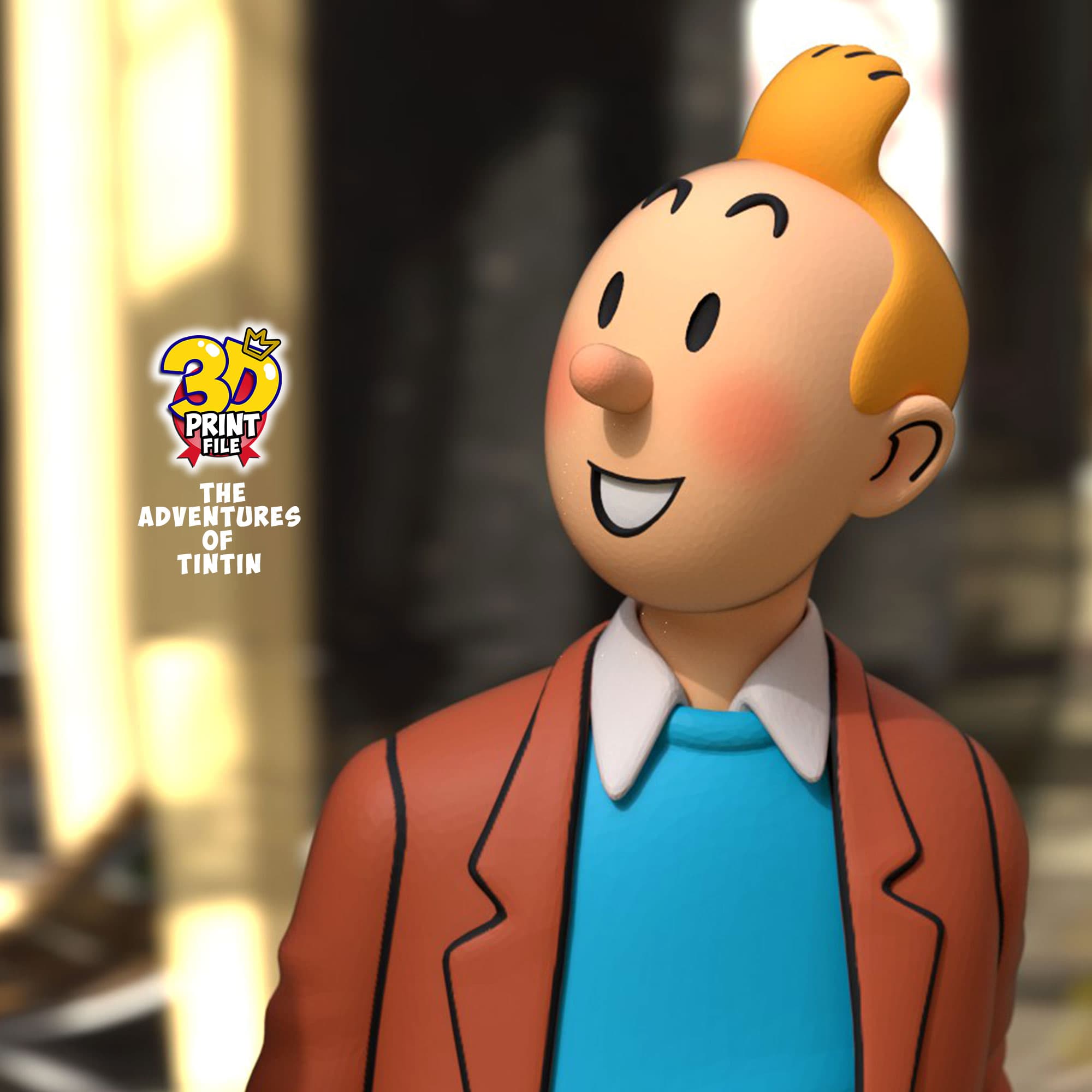 The Adventures of TINTIN 3D model (Diorama) - v.1