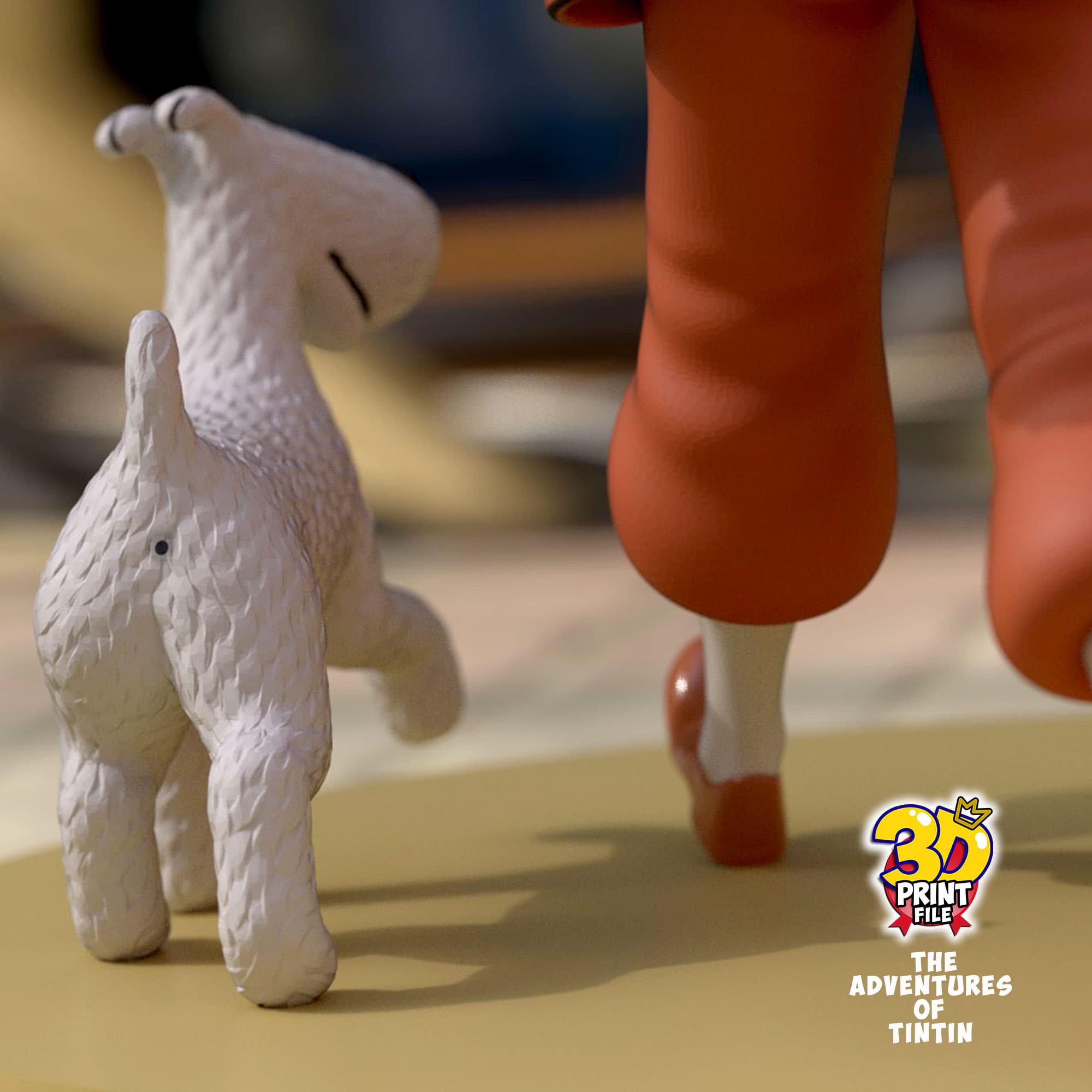 The Adventures of TINTIN 3D model (Diorama) - v.1