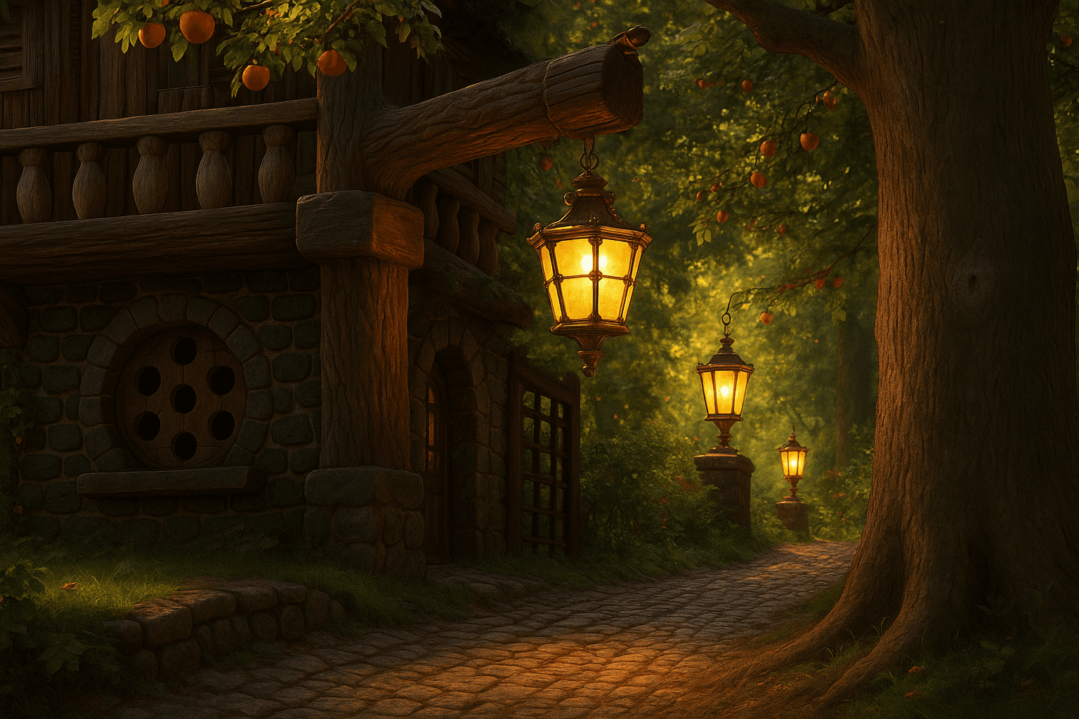 Forest house