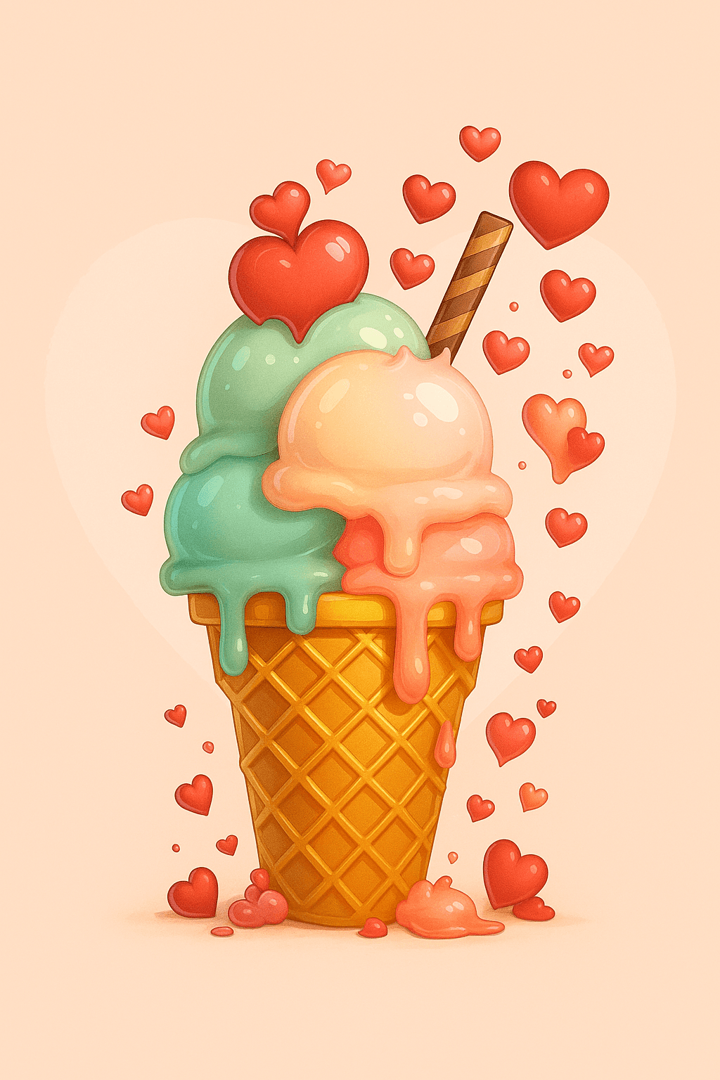 Creamy ice cream