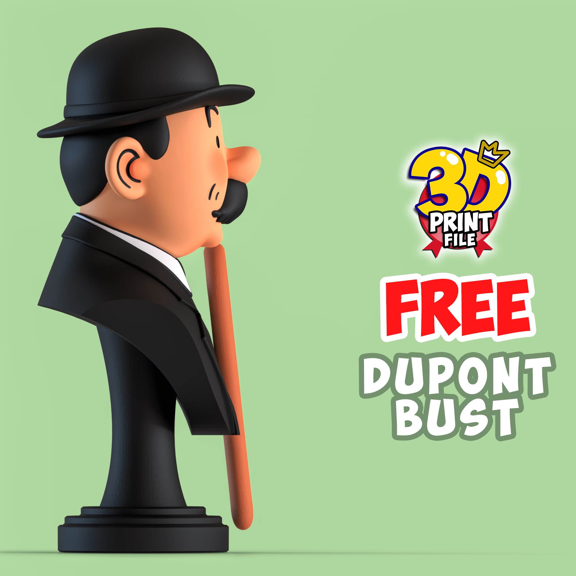 FREE Thomson Dupont 3d bust model Free size