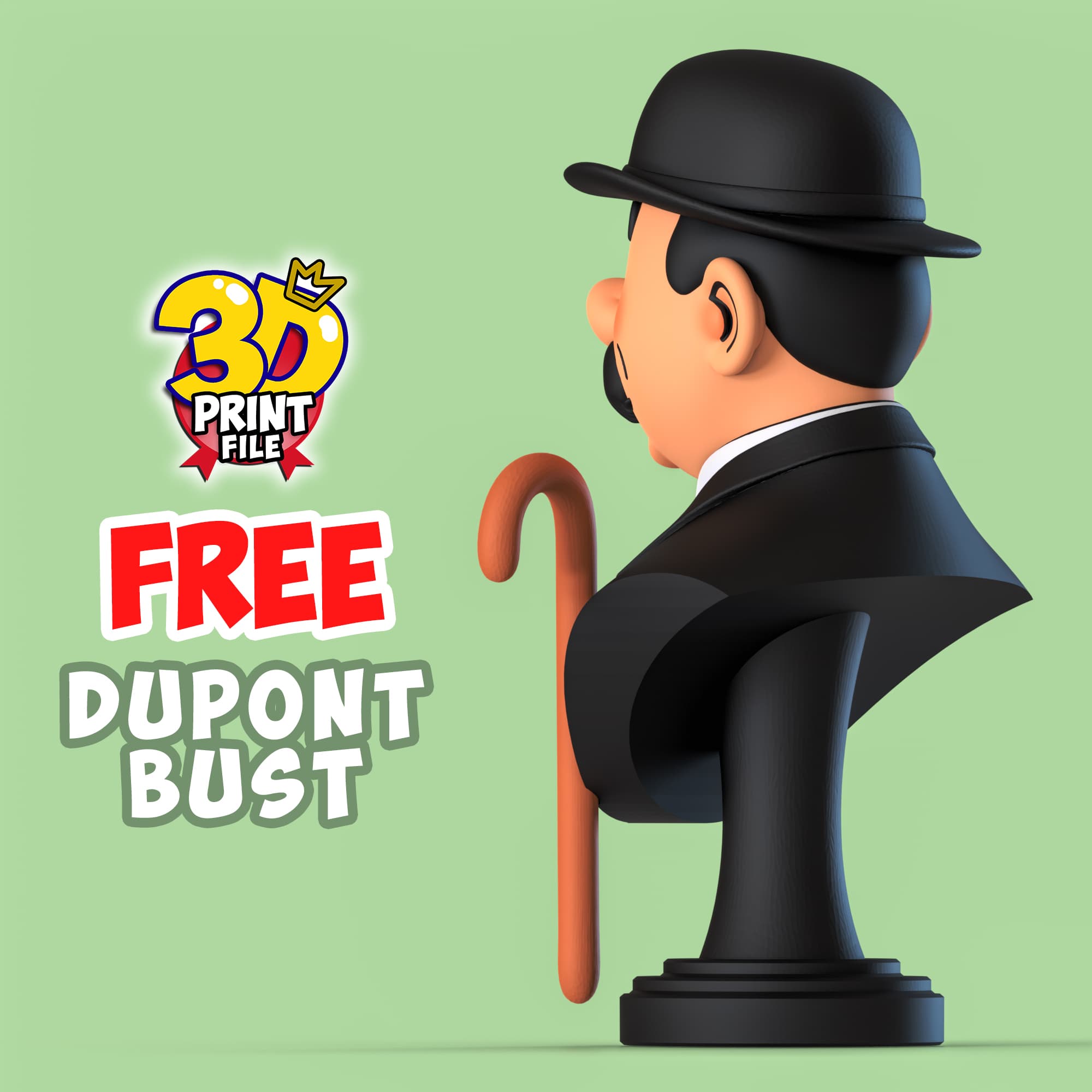 FREE Thomson Dupont 3d bust model Free size