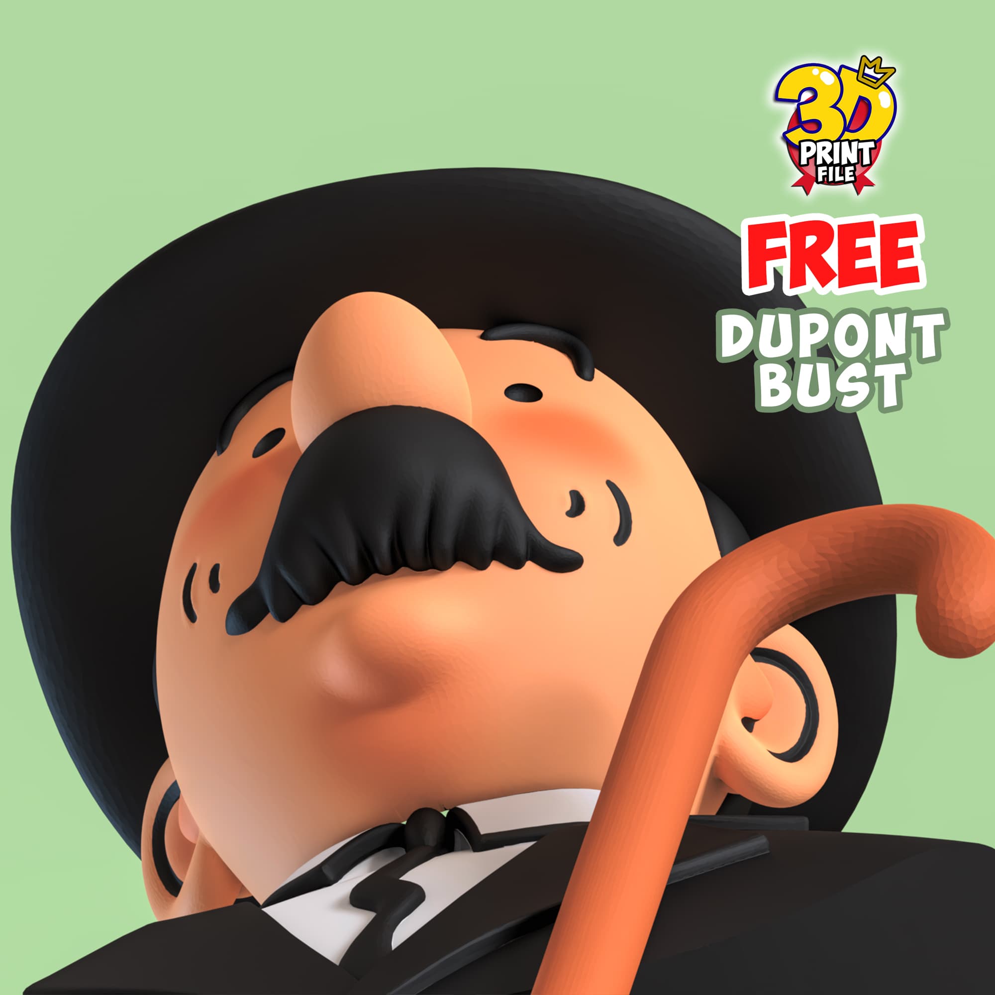 FREE Thomson Dupont 3d bust model Free size