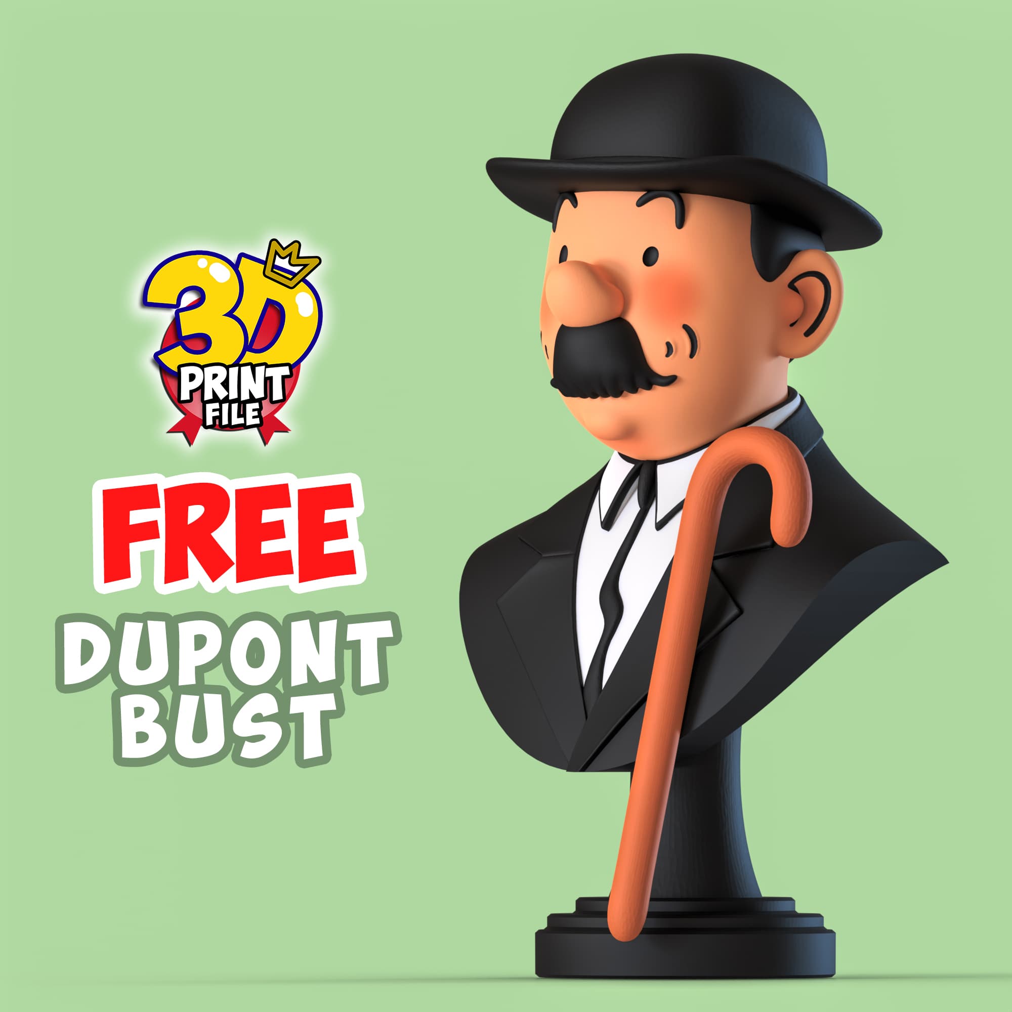 FREE Thomson Dupont 3d bust model Free size