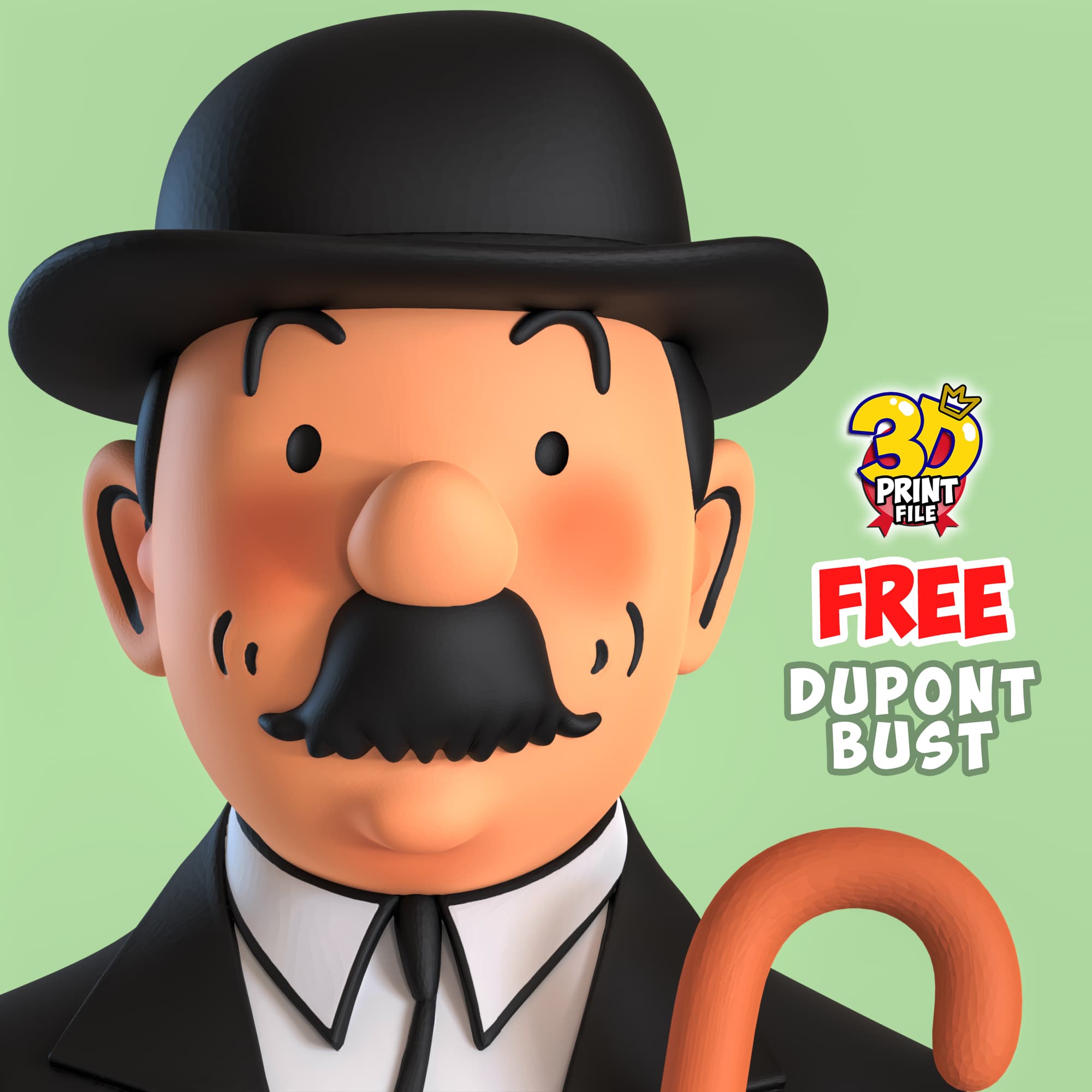 FREE Thomson Dupont 3d bust model Free size