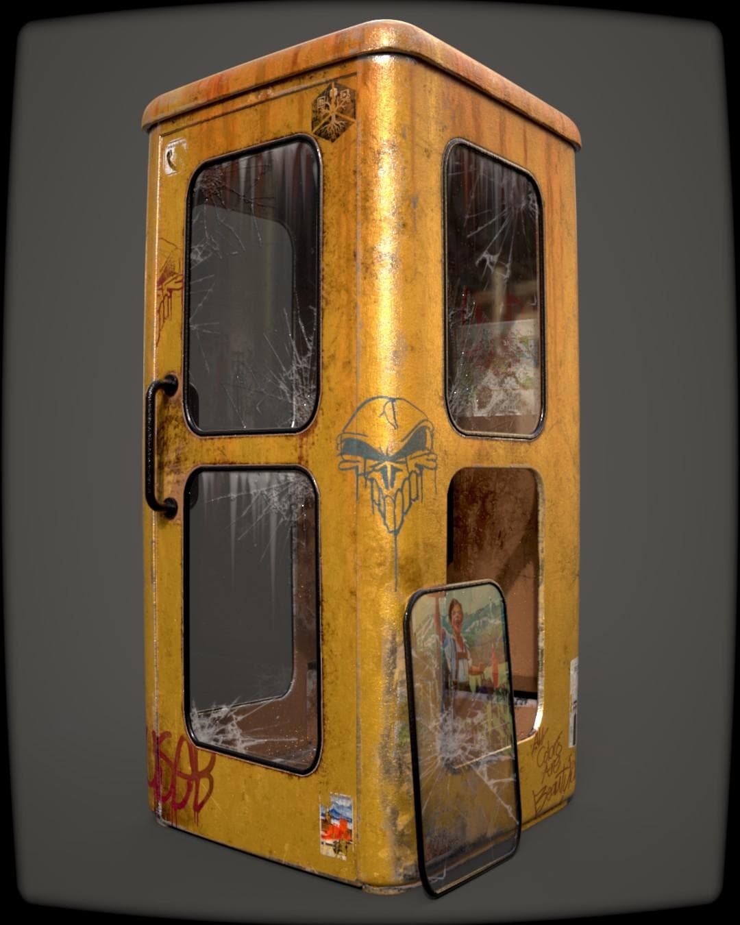 Telephone booth