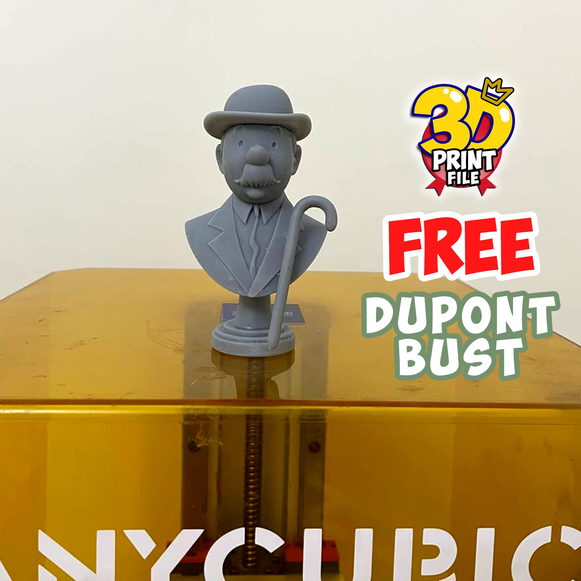 FREE Thomson Dupont 3d bust model Free size