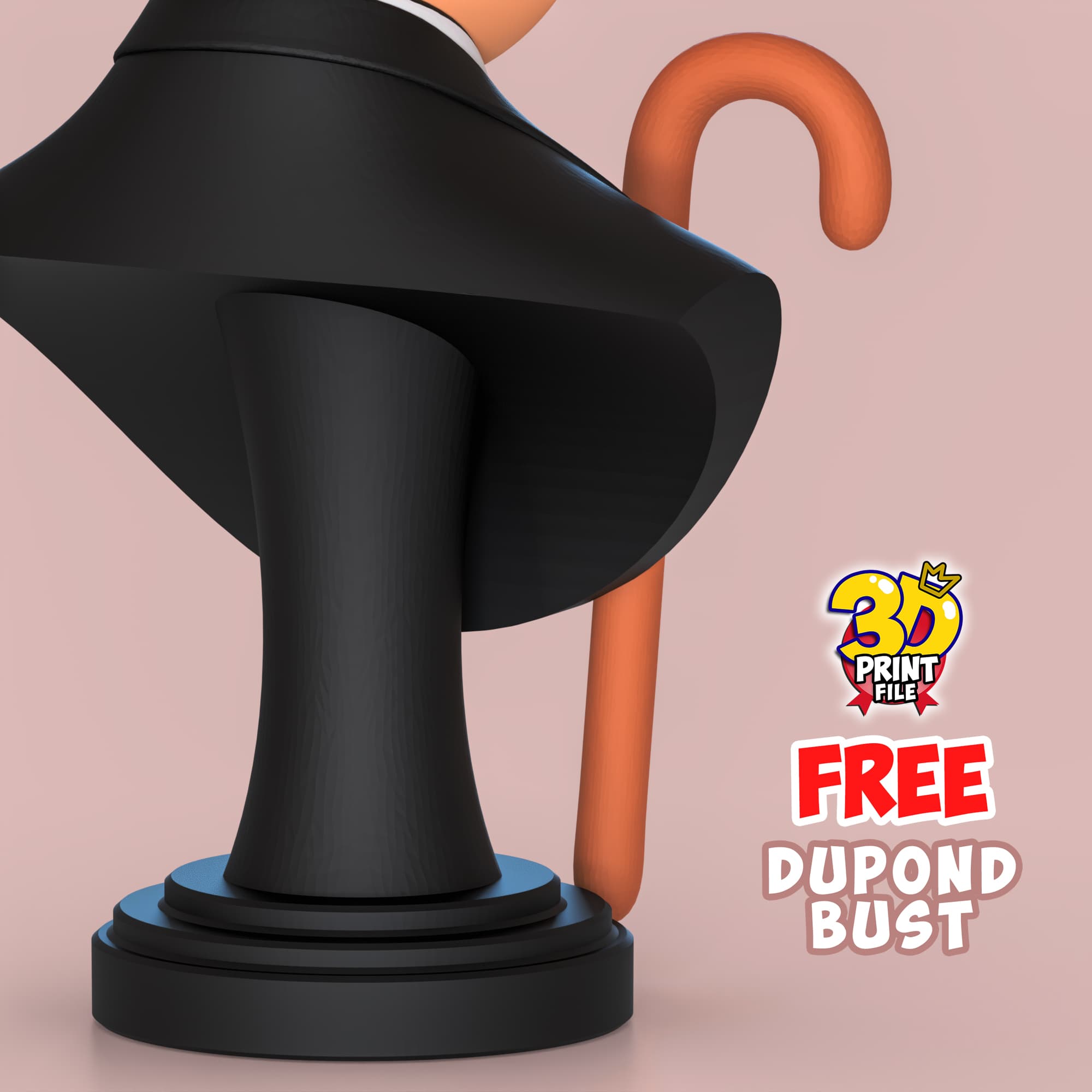 FREE Thompson Dupond 3d bust model Free size