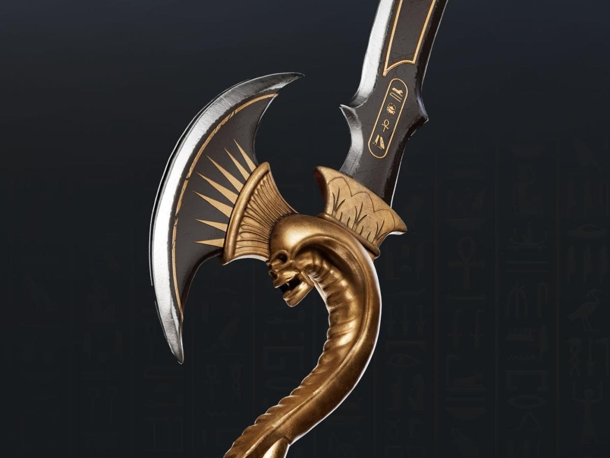 The Guardian’s Spear – Egyptian Fantasy Weapon