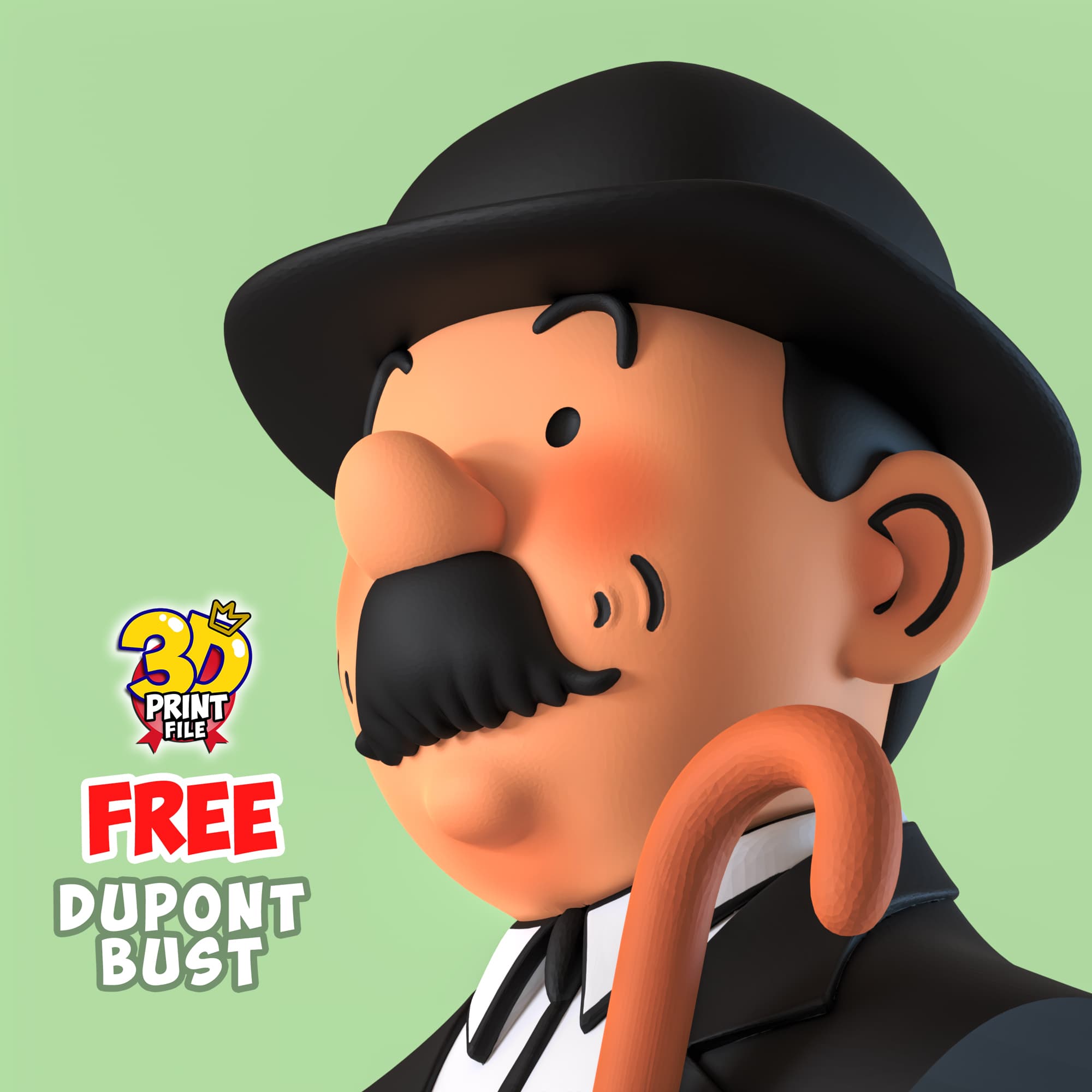 FREE Thomson Dupont 3d bust model Free size