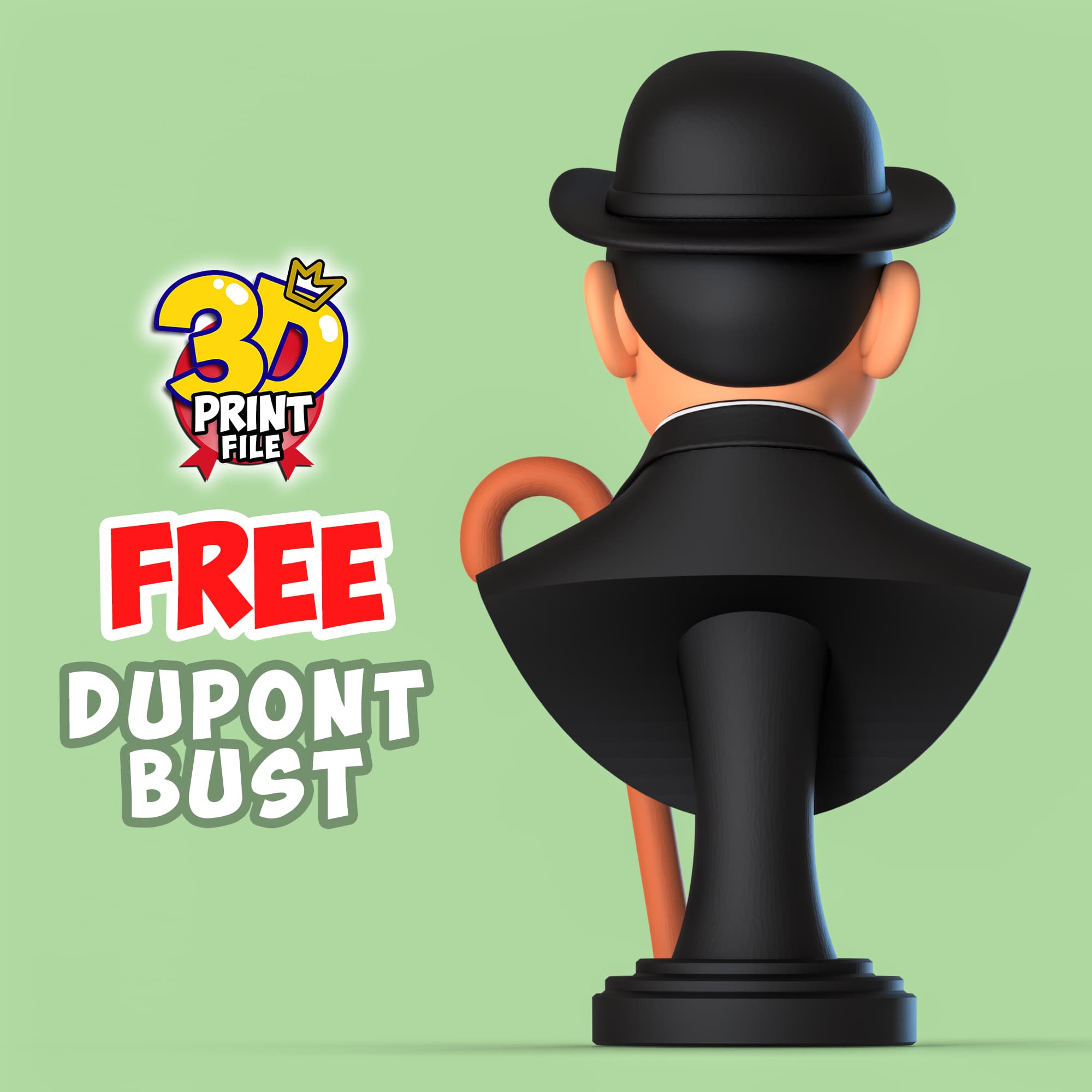 FREE Thomson Dupont 3d bust model Free size