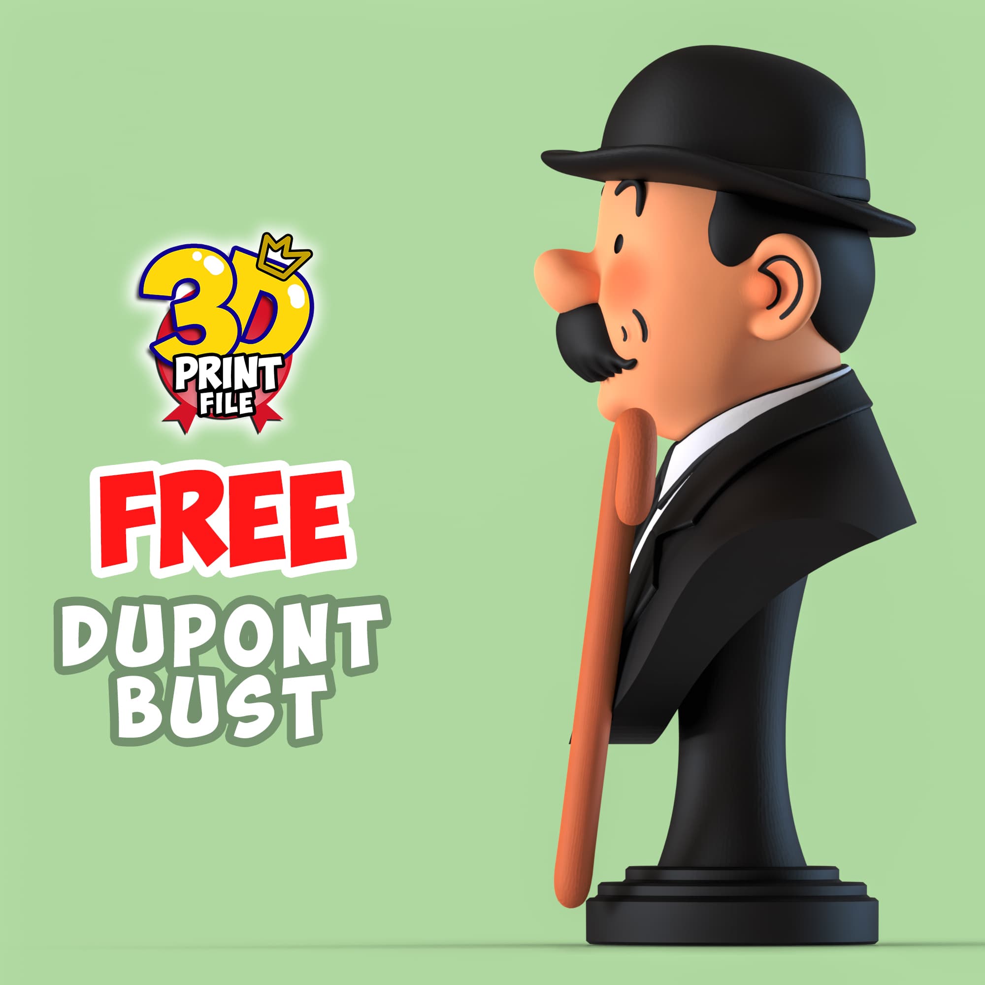 FREE Thomson Dupont 3d bust model Free size