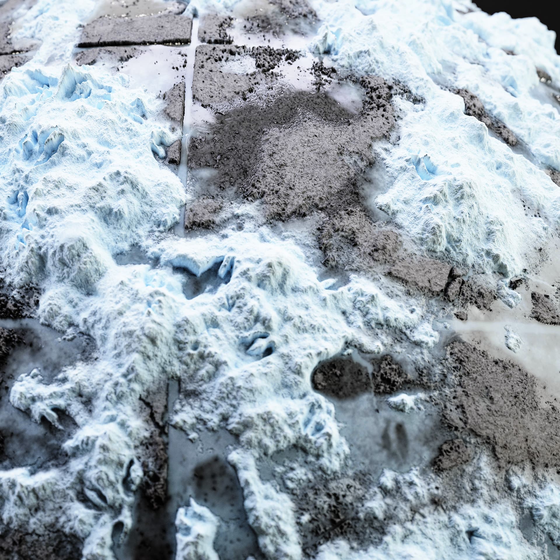 Frozen Decay Concrete