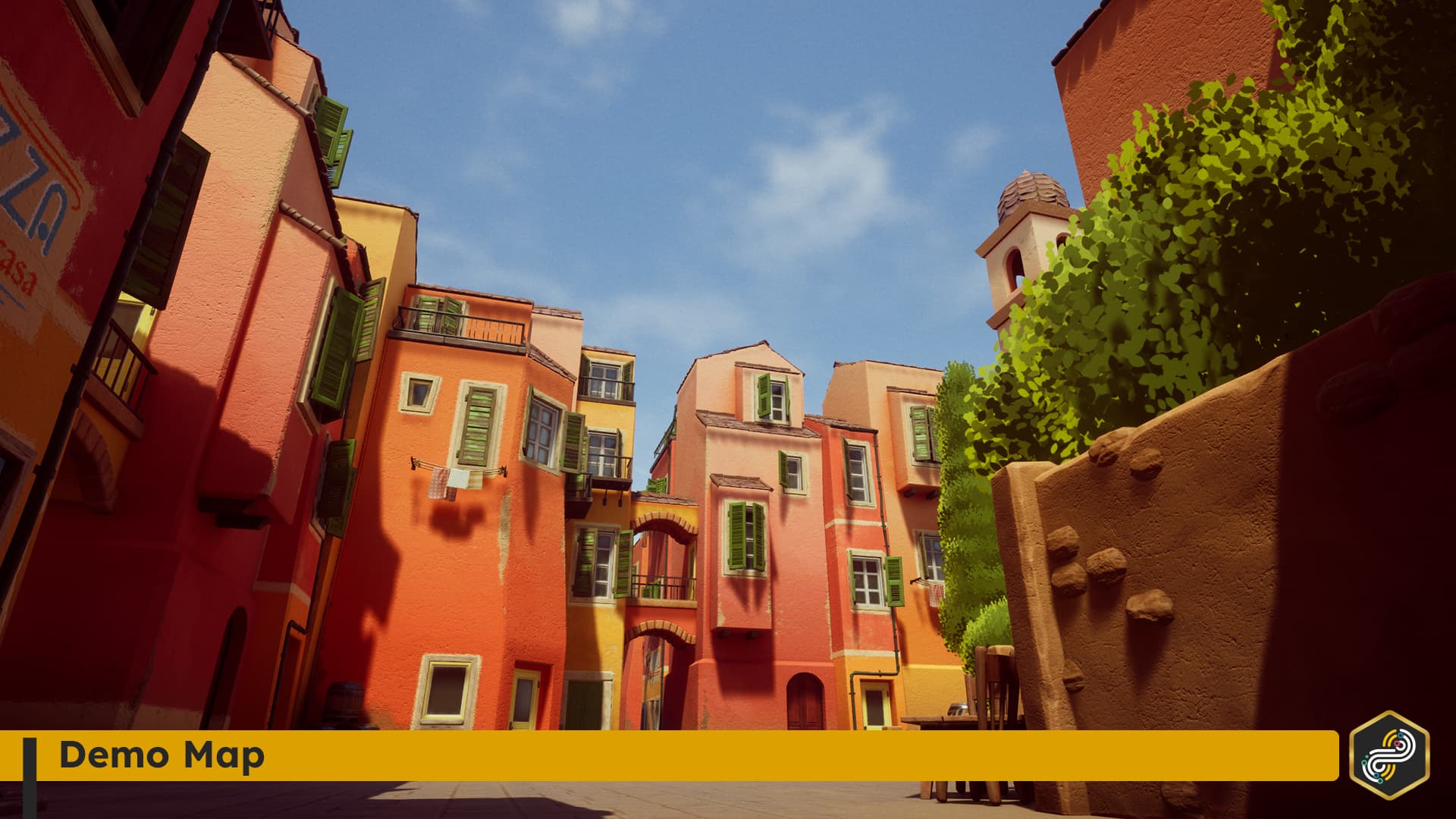 Stylized Italian Village