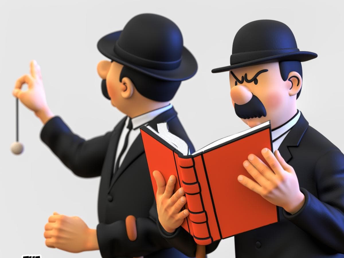 The Dupont Brothers 3D printable statue