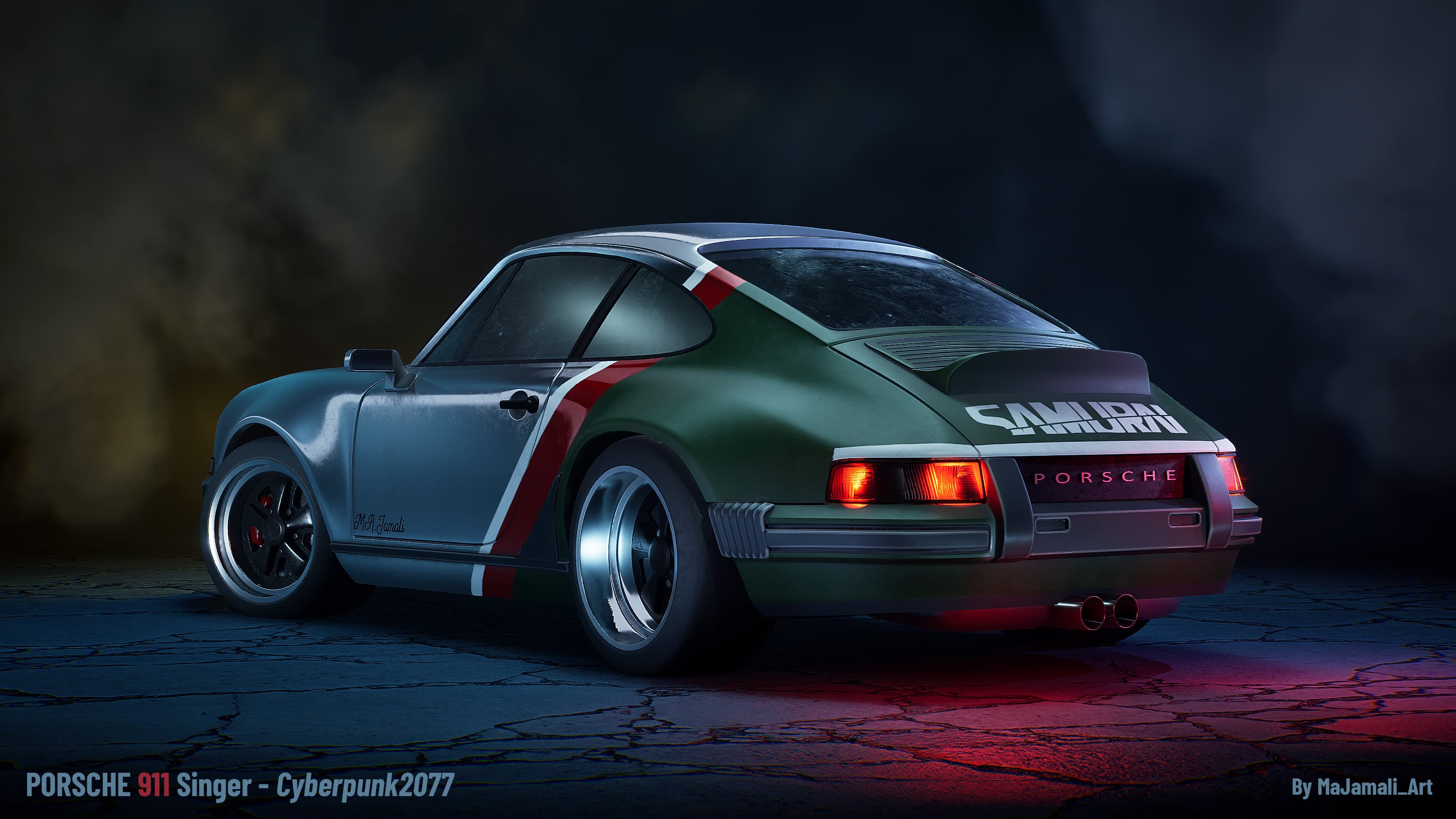 Porsche 911 singer - Cyberpunk 2077