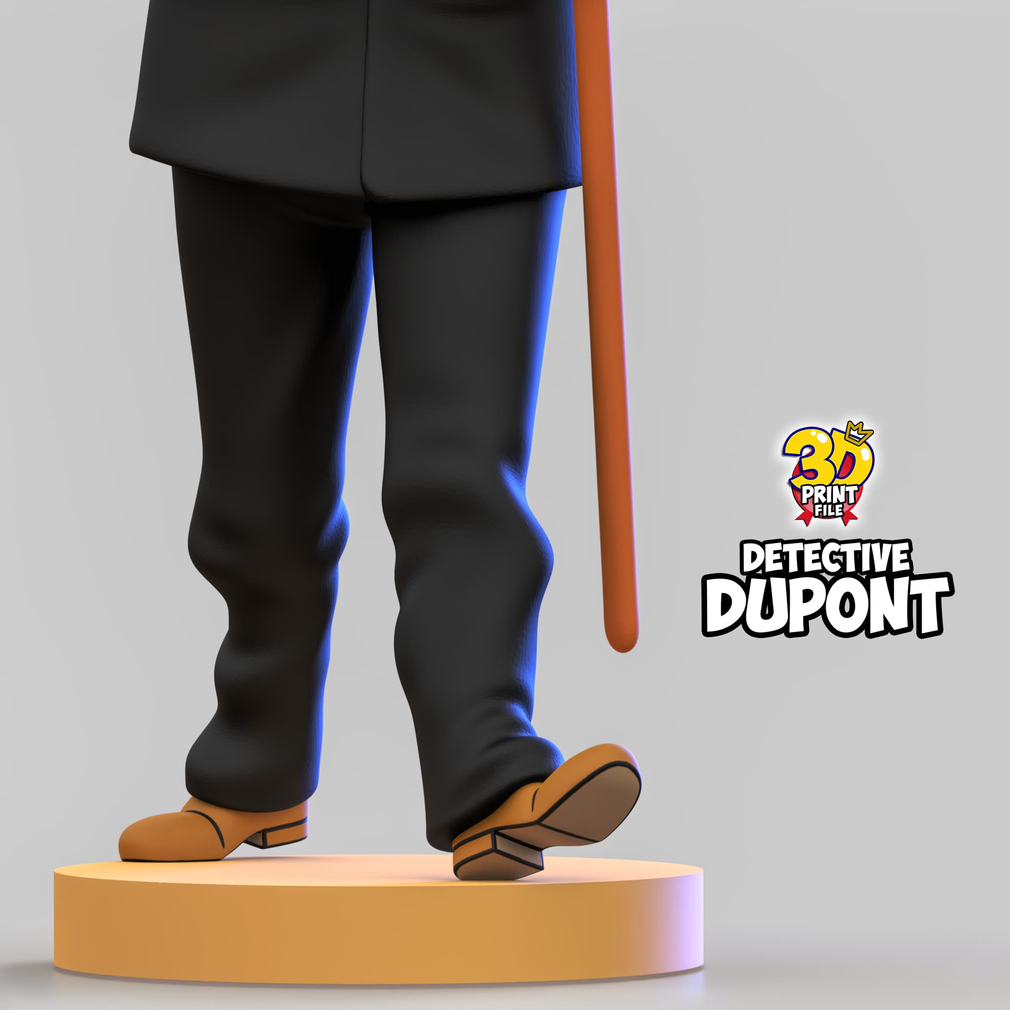 Detective Dupont 3D model Free Size