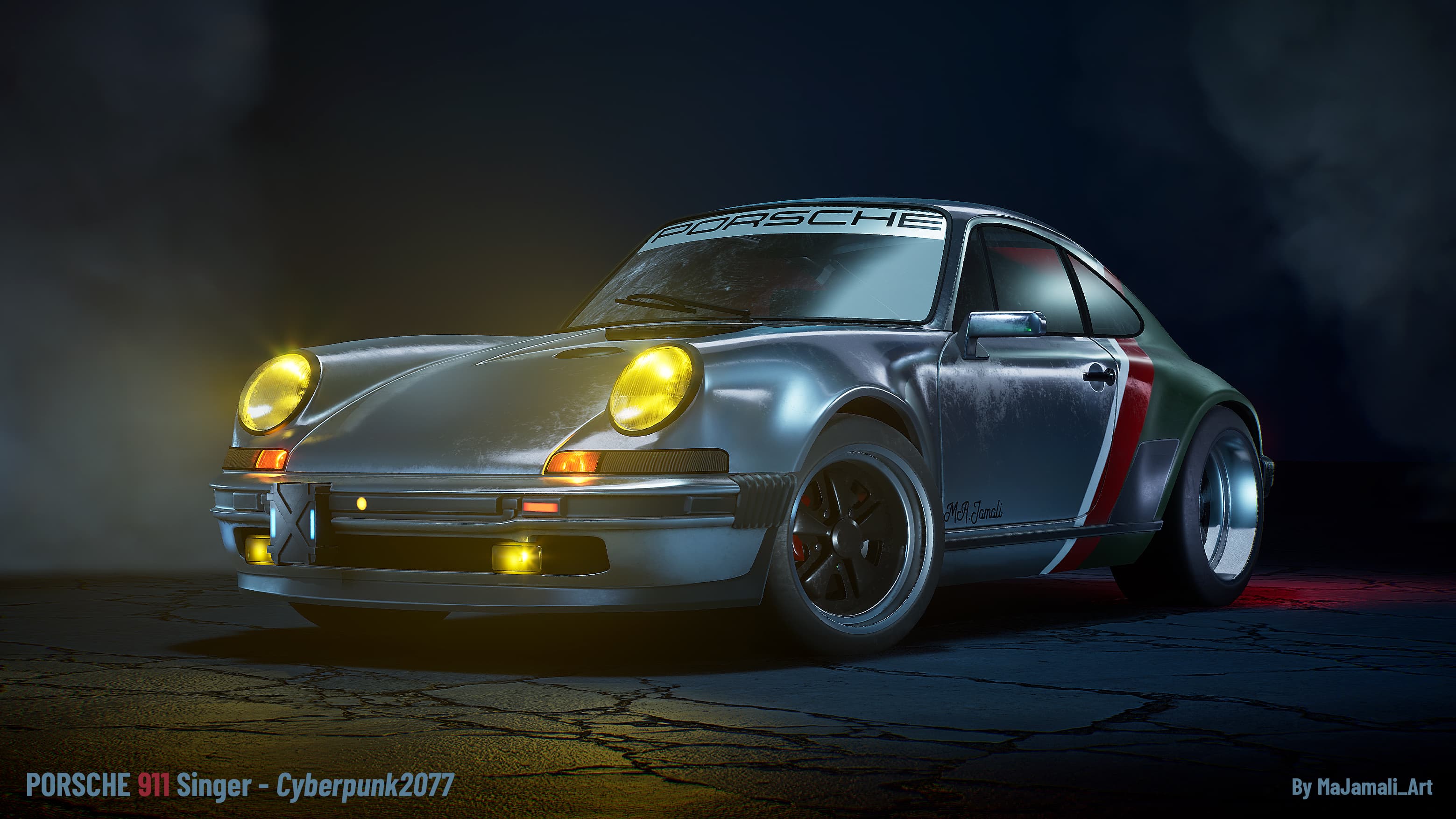 Porsche 911 singer - Cyberpunk 2077