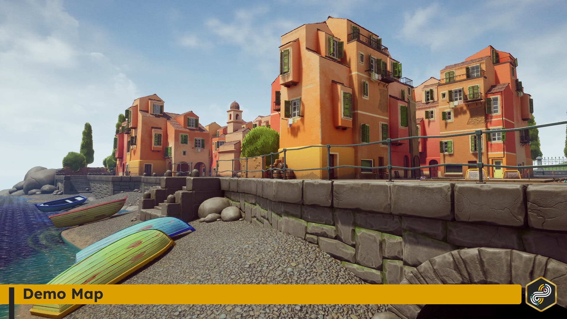 Stylized Italian Village